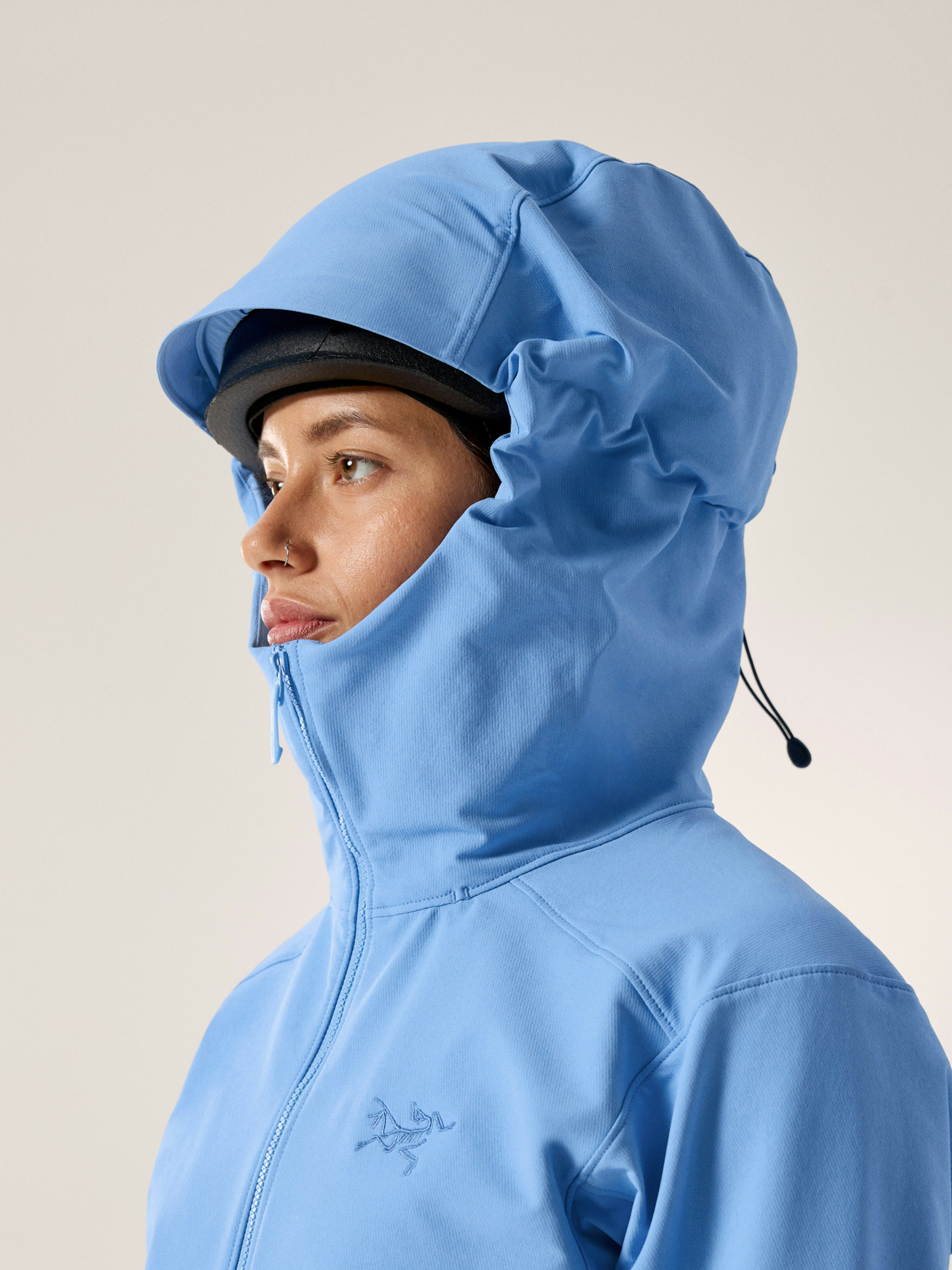 Gamma Hoody Women's Glacial Hood