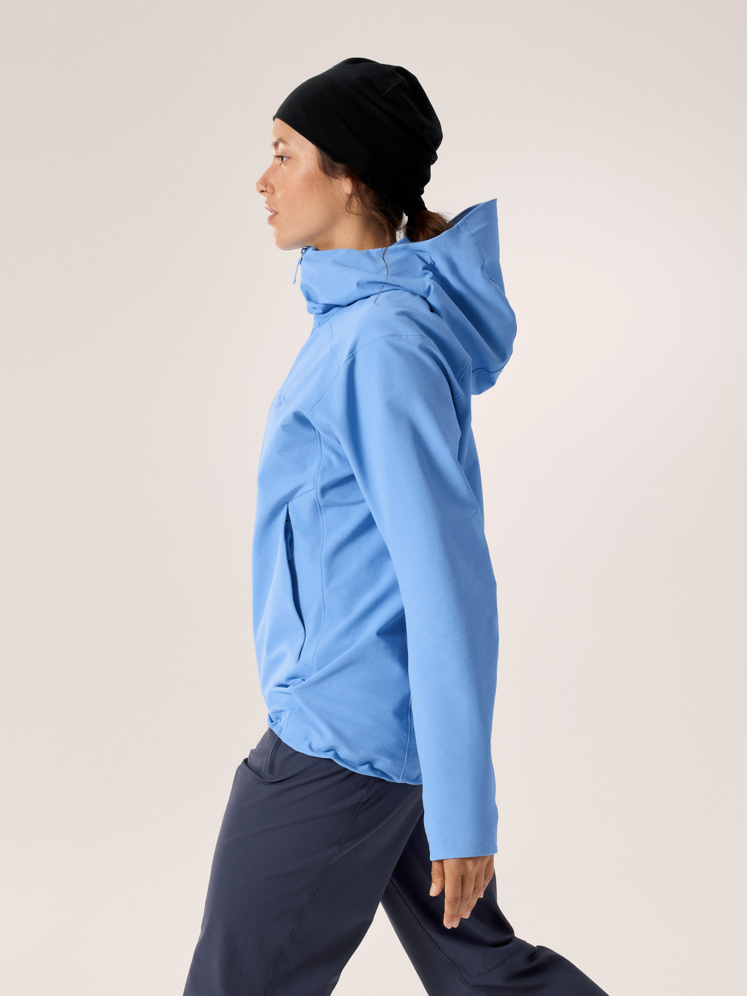 Gamma Hoody Women's Glacial Side View