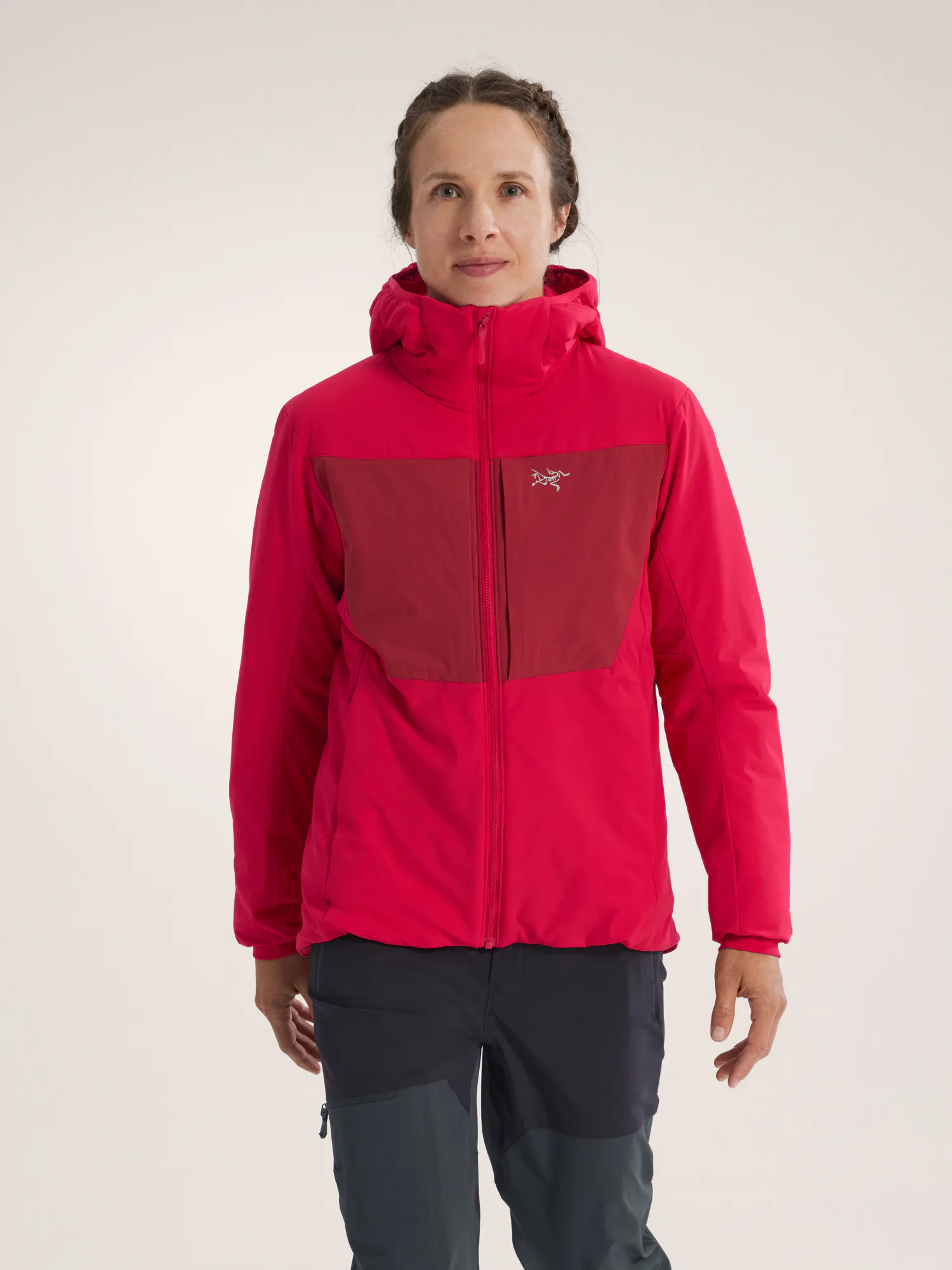 Sweat à Capuche Homme Arc'teryx Proton - Taille S - Beige - Doublure Nylon