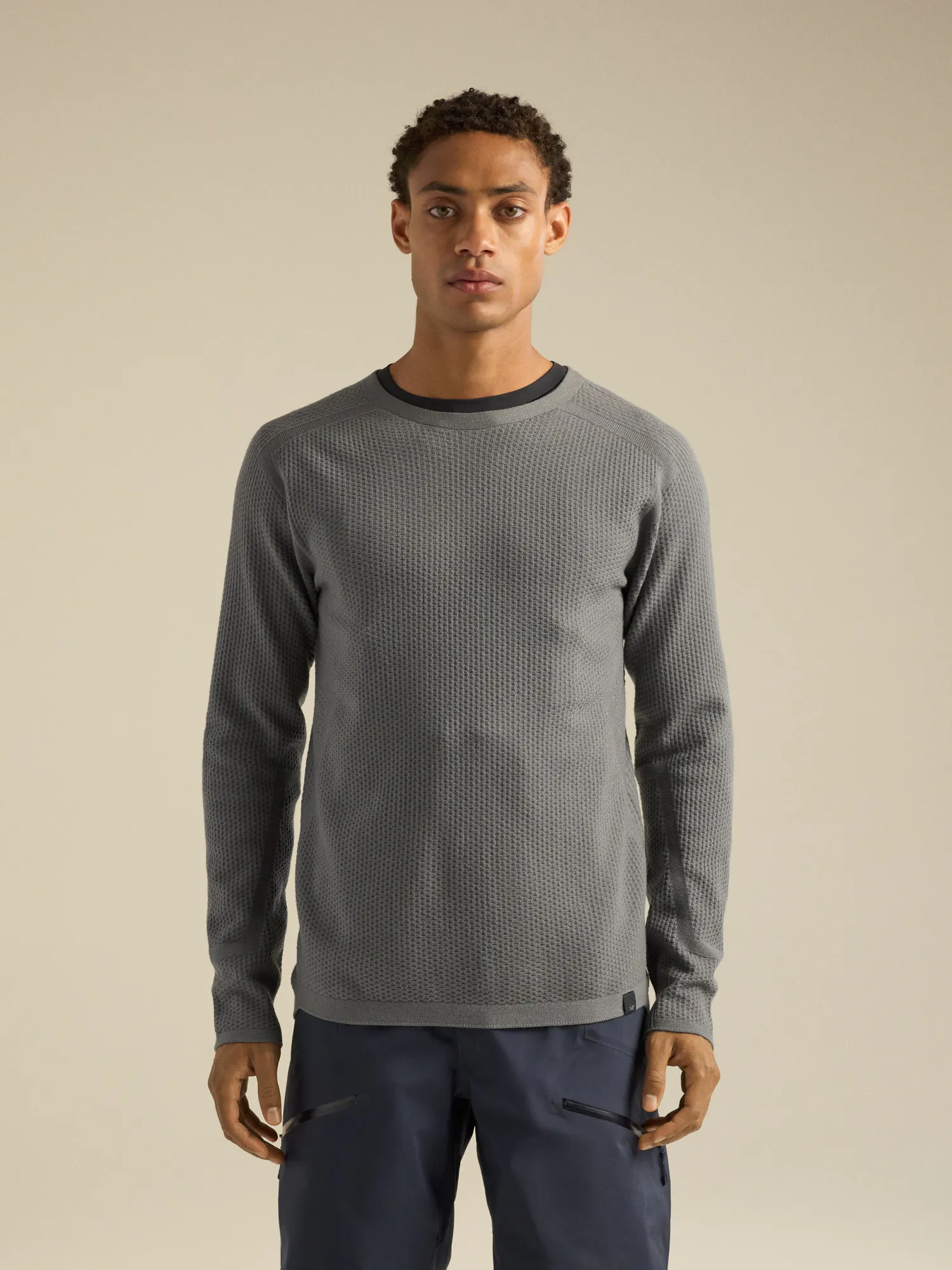 Hallam Merino Wool Crew Neck Hombre