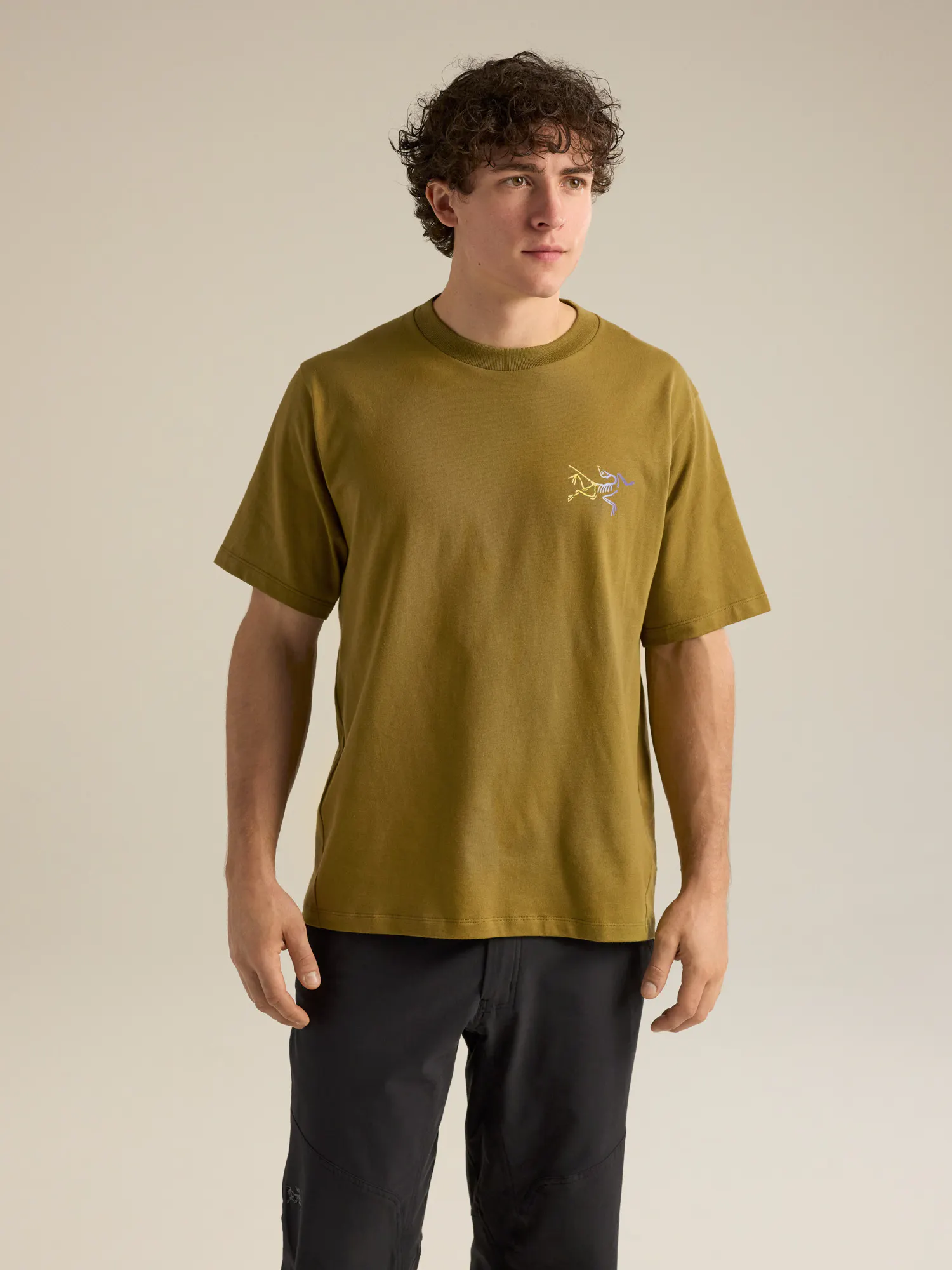 Kragg Cotton Logo Shirt SS Men's