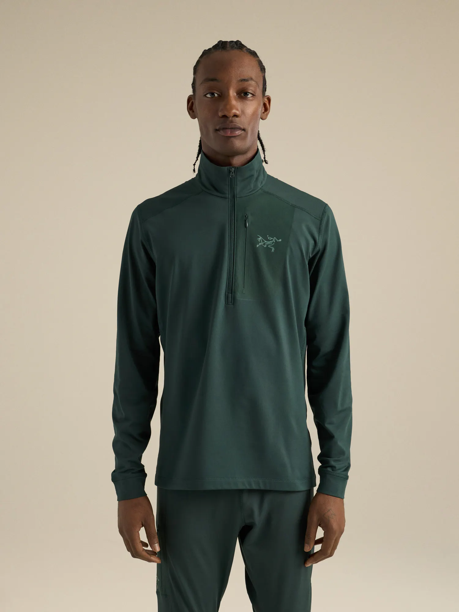 Rho LT Zip Neck Hombre