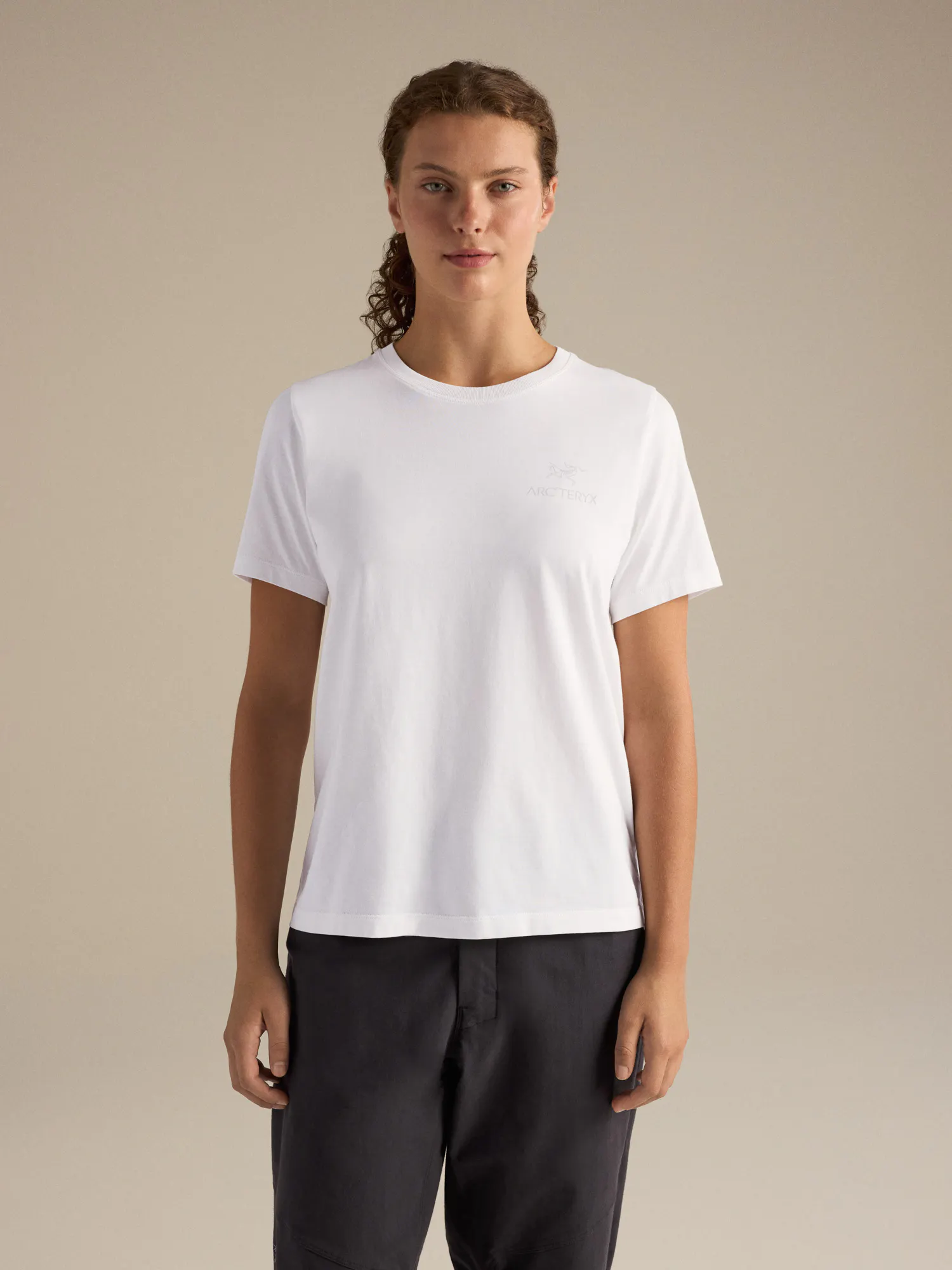 Kragg SL Cotton Emblem Crew Shirt SS Women's