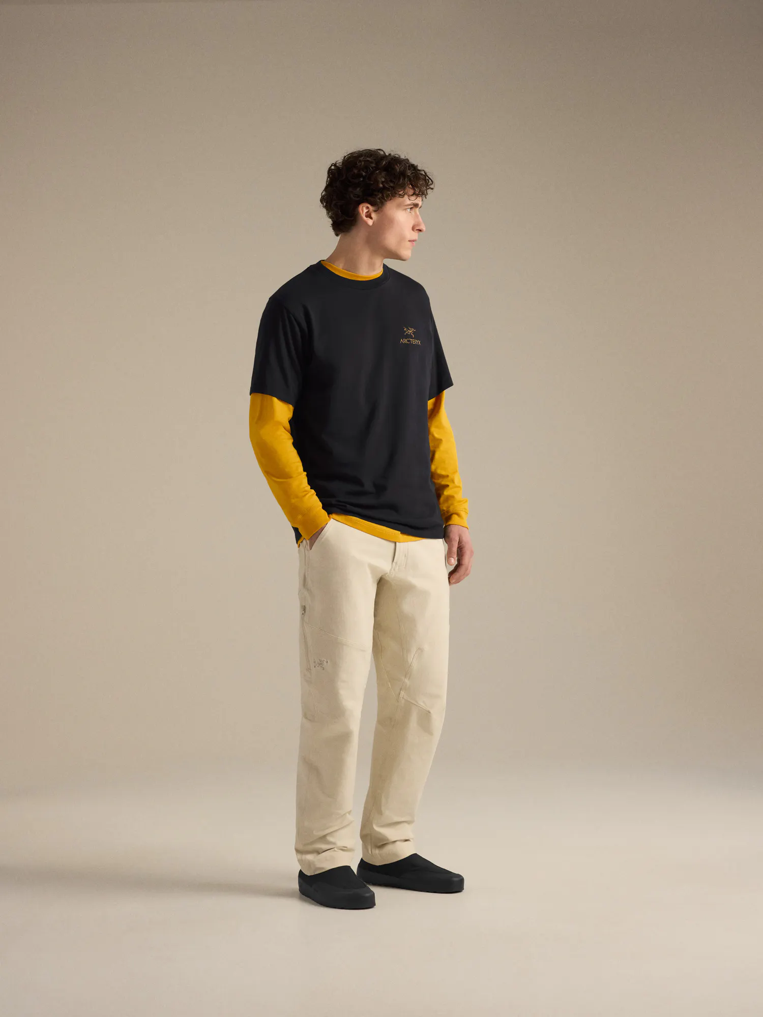 Kragg SL Cotton Bird Word Shirt SS Men's | Arc'teryx United States
