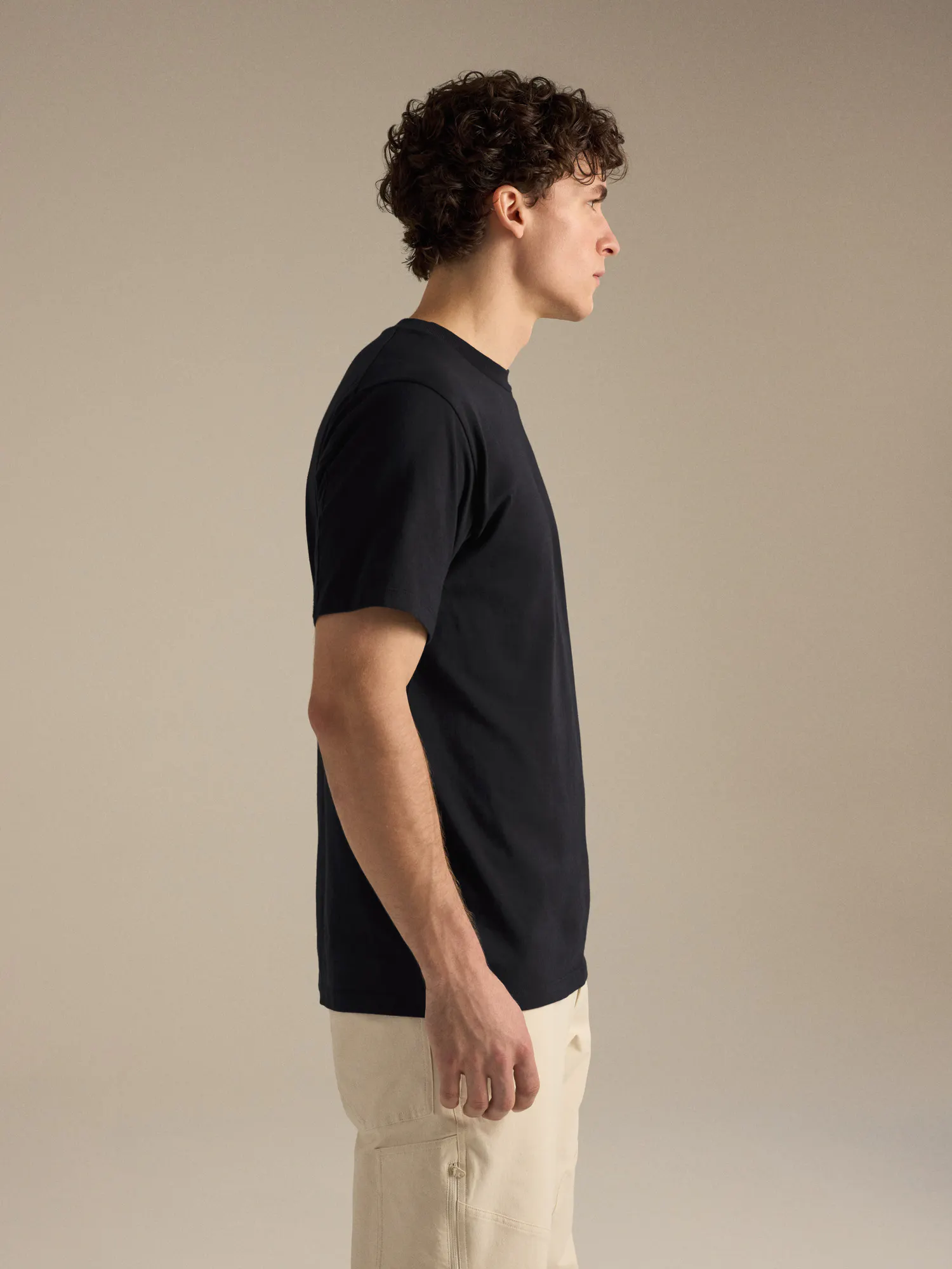 Kragg SL Cotton Bird Word Shirt SS Men's | Arc'teryx Canada