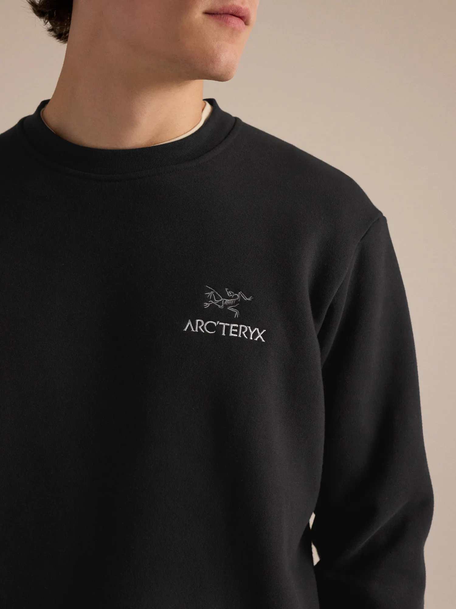 Emblem Fleece Crew Neck Pullover Men's | Arc'teryx United States