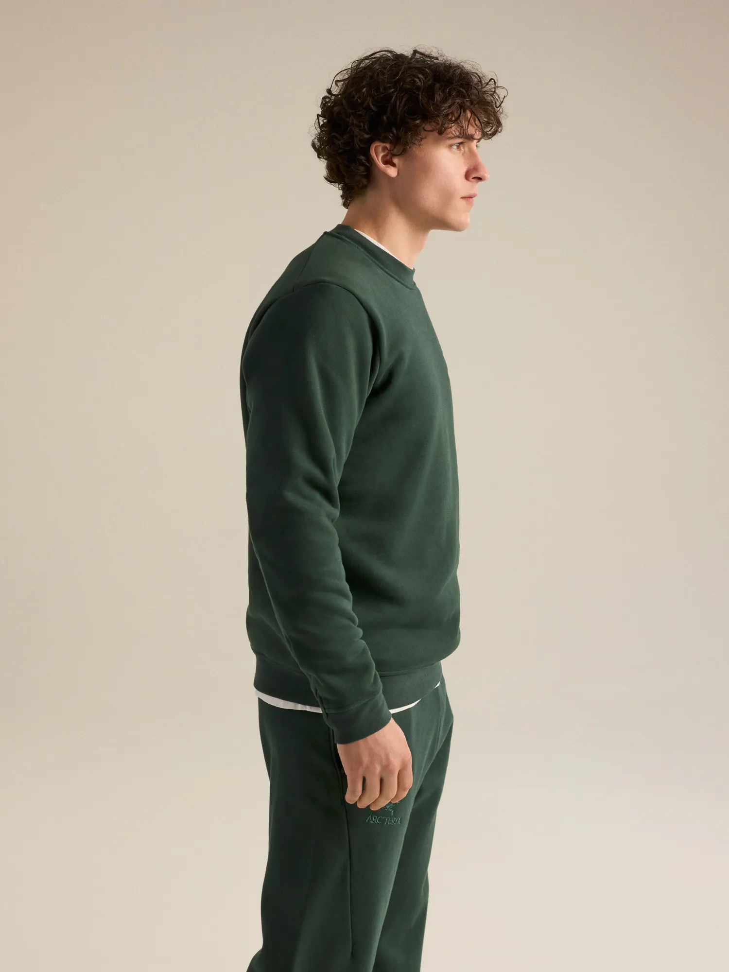 Emblem Fleece Crew Neck Pullover Men's | Arc'teryx United States