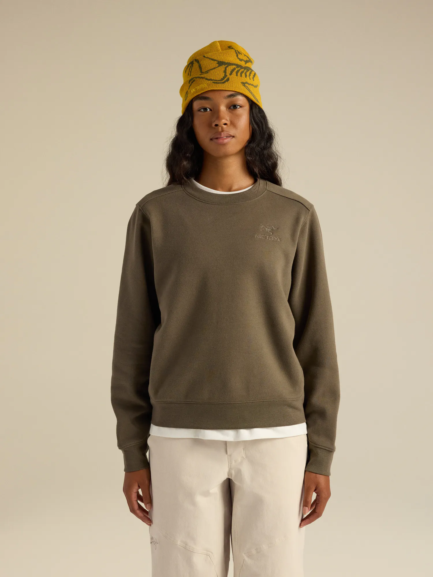 Emblem Fleecepullover Damen