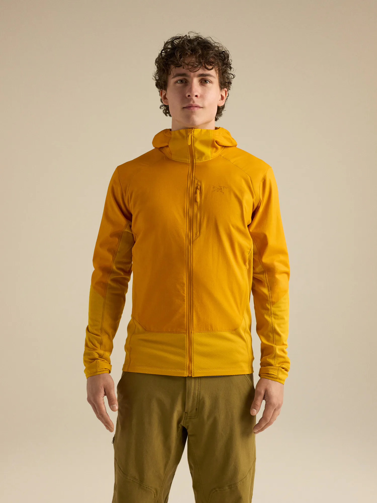 Chaqueta Delta con capucha híbrida Hombre