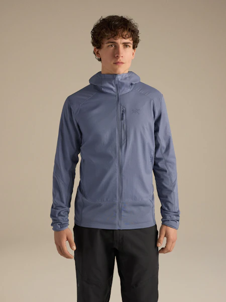 Chaqueta Delta con capucha híbrida Hombre