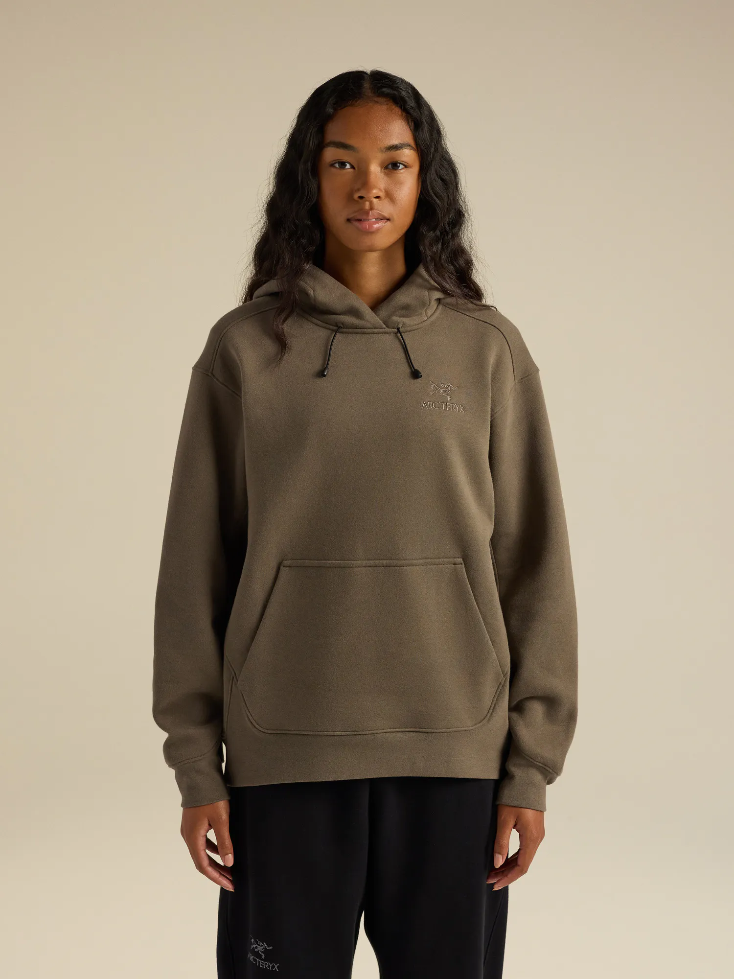 Emblem Fleece-Hoody Damen
