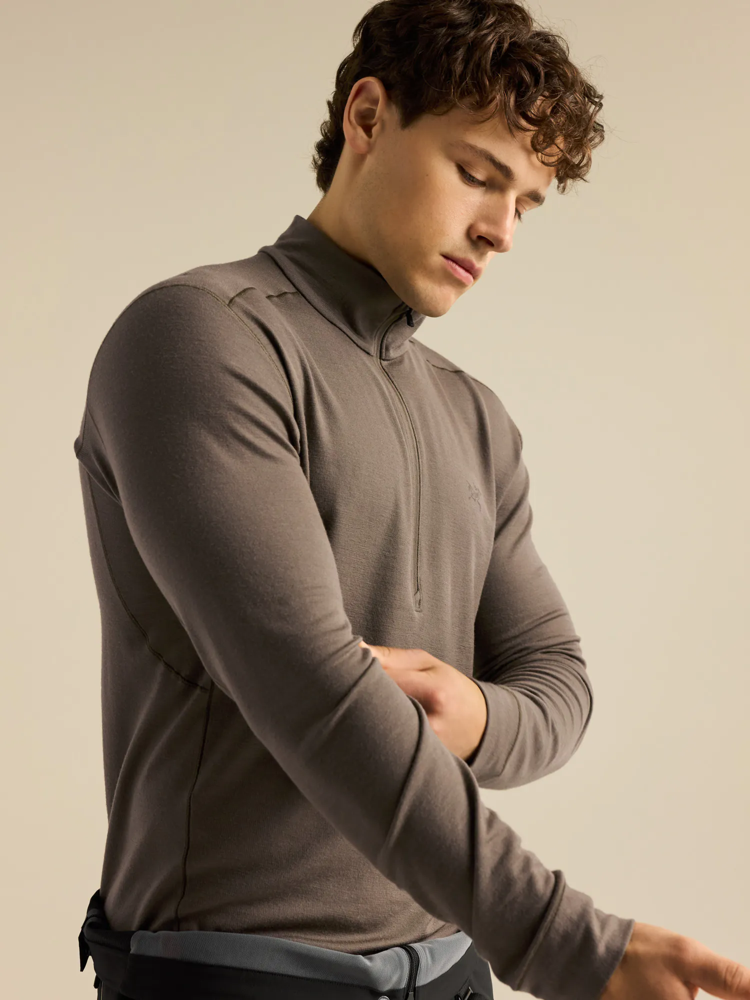 トップス Tegar Susanto Satoro Merino Wool Zip Neck Men's | Arc'teryx United States
