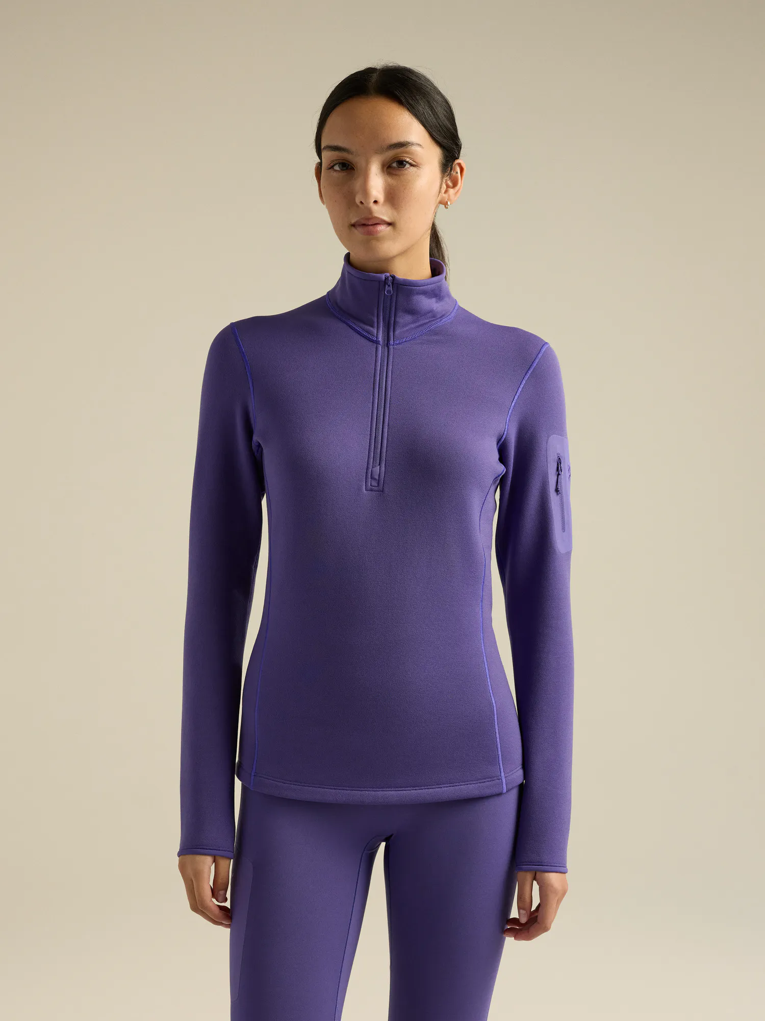Jersey Rho SV de media cremallera Mujer