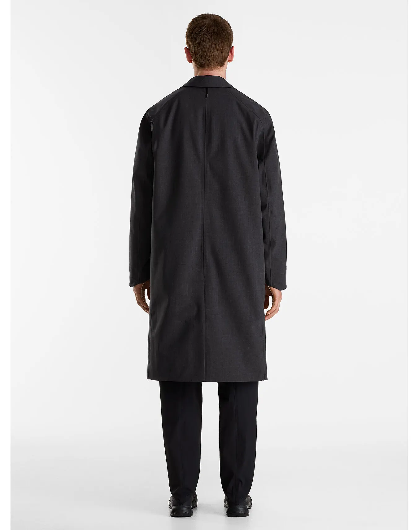lenan insulated tech wool topcoat