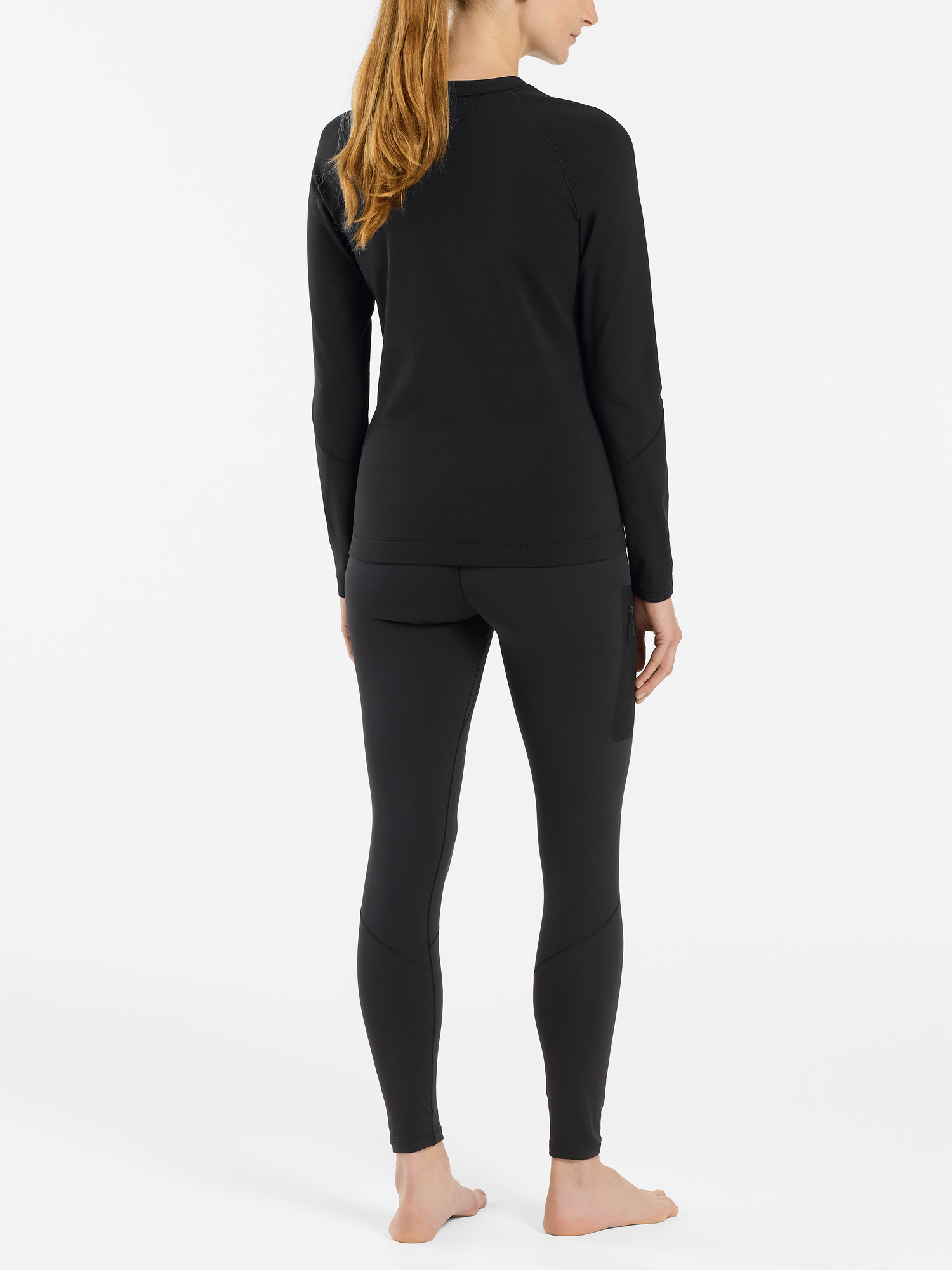 Rho Lightweight Bottom Black Women's Back View