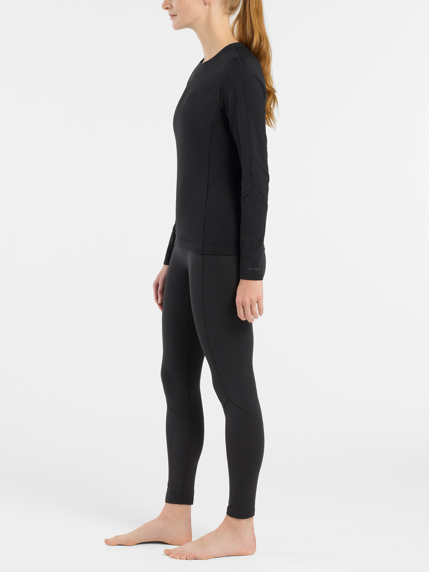Rho Lightweight Bottom Black Women's Side View Left