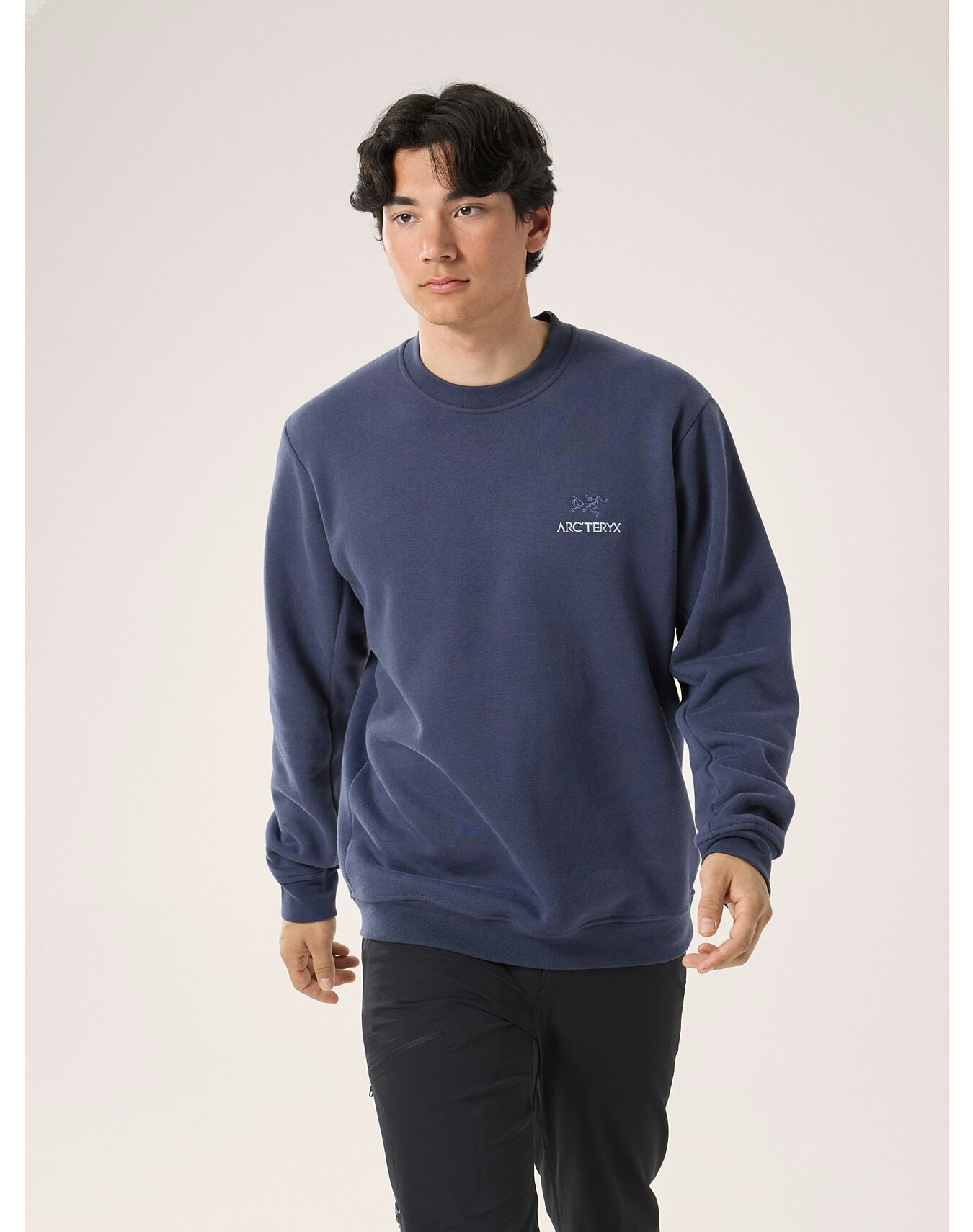 Emblem Fleece Crew Neck Pullover Men's | Arc'teryx