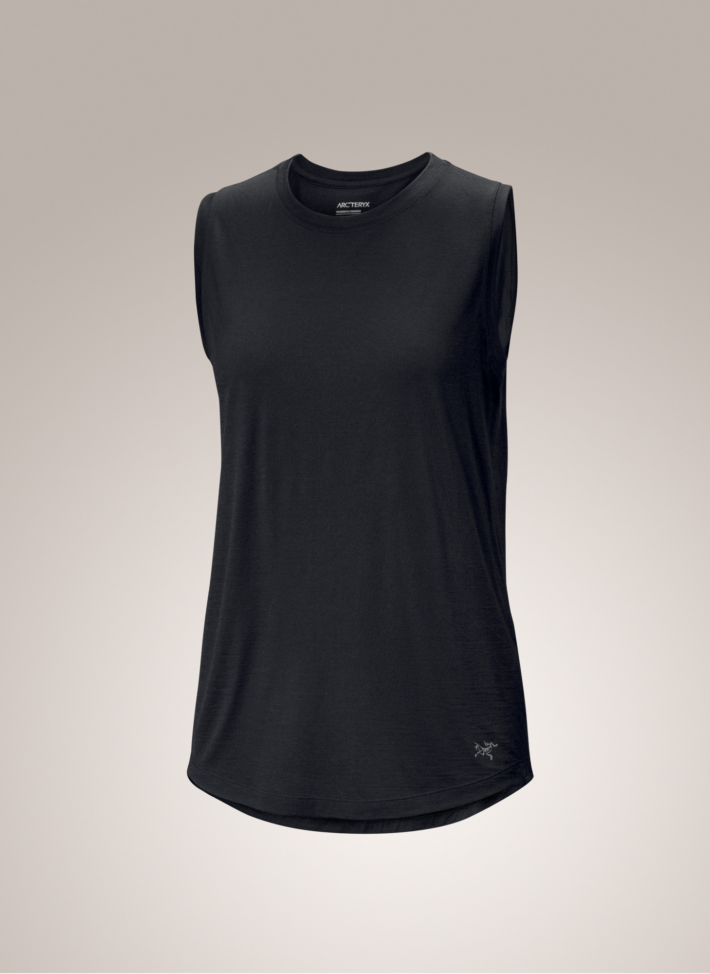 Lana Merino Wool Tank Women's Black 