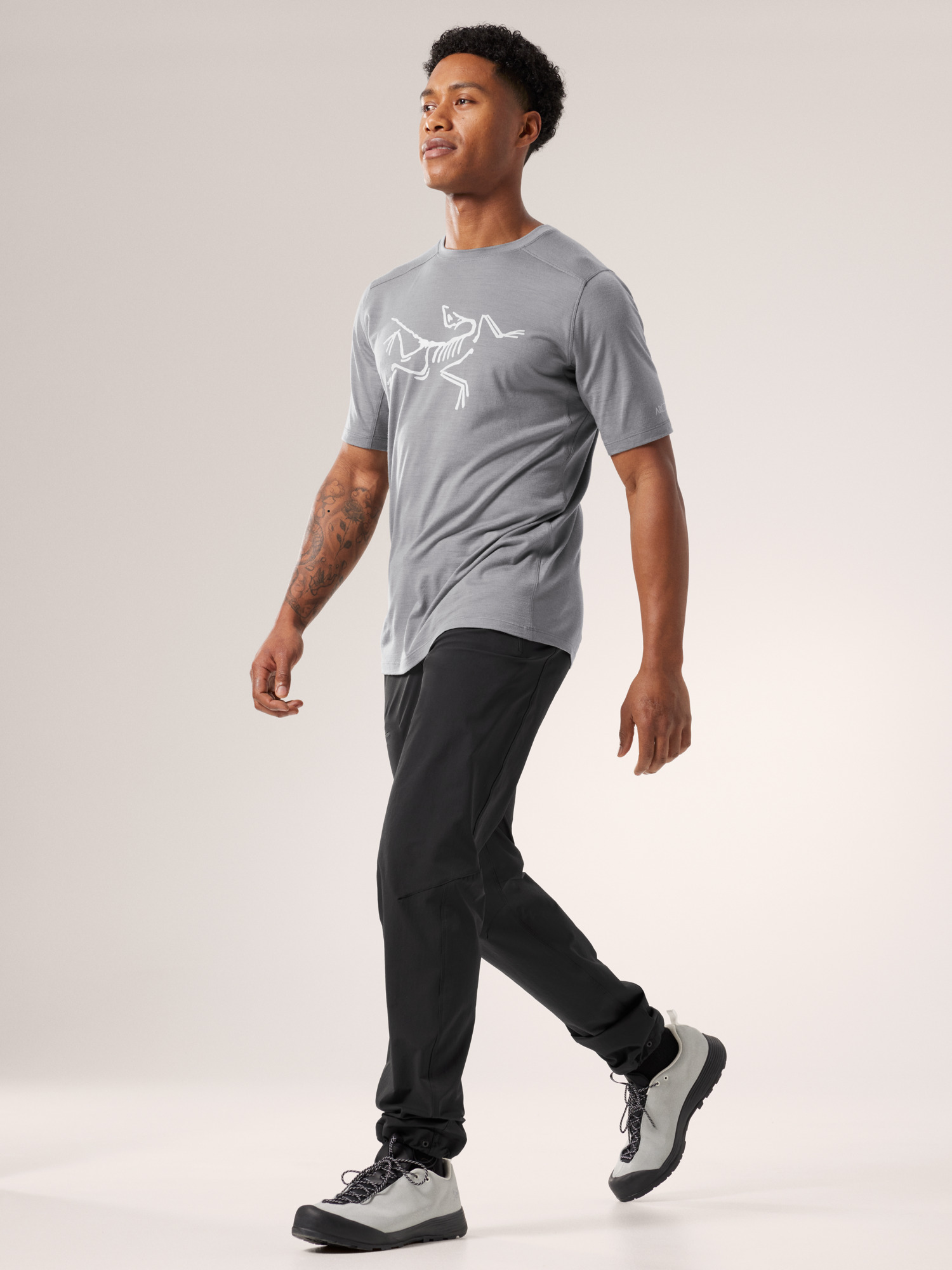 Ionia Merino Wool Logo Shirt SS Men's | Arc'teryx