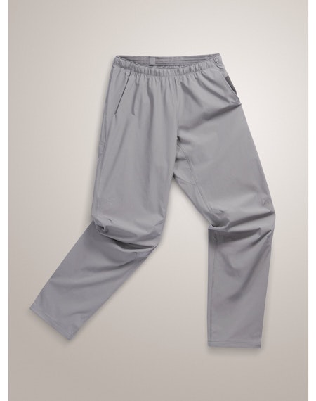 FIL Men's Plain Cuffed Track Pants w Pockets - Light Grey