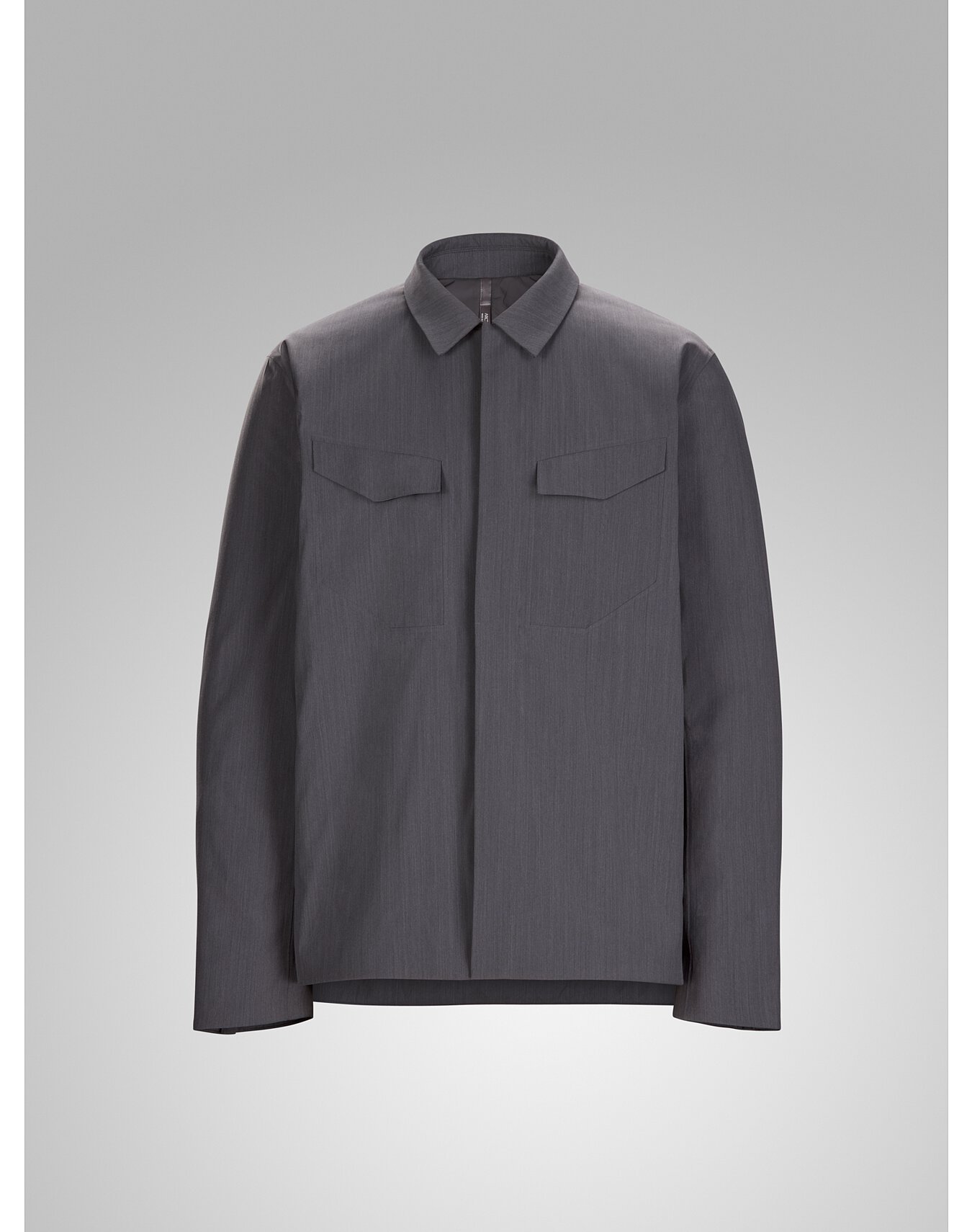 Field Insulated Tech Wool Overshirt Graphite Heather 