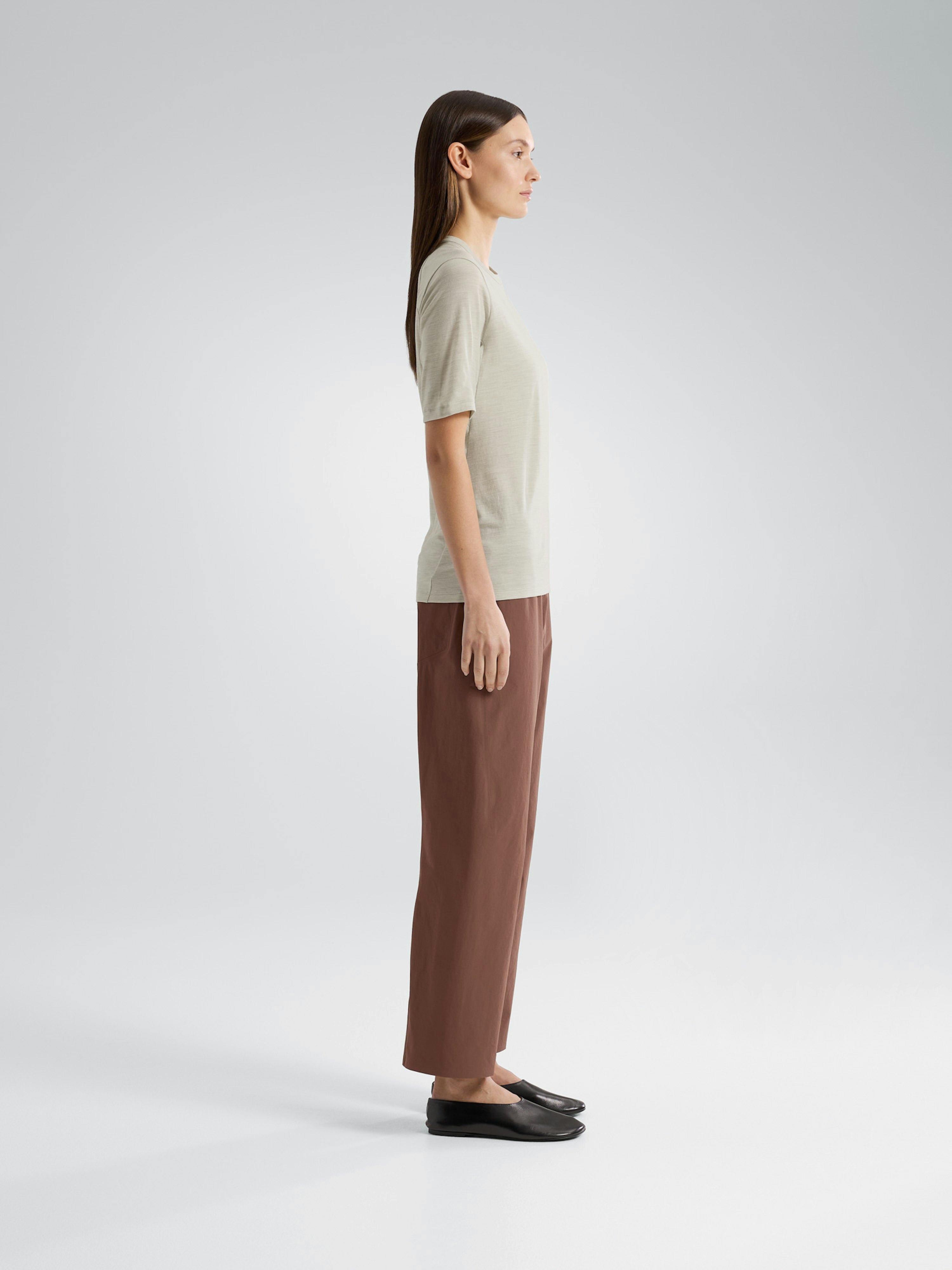 Frame Shirt SS Women's Dark Cocoon Heather Side View