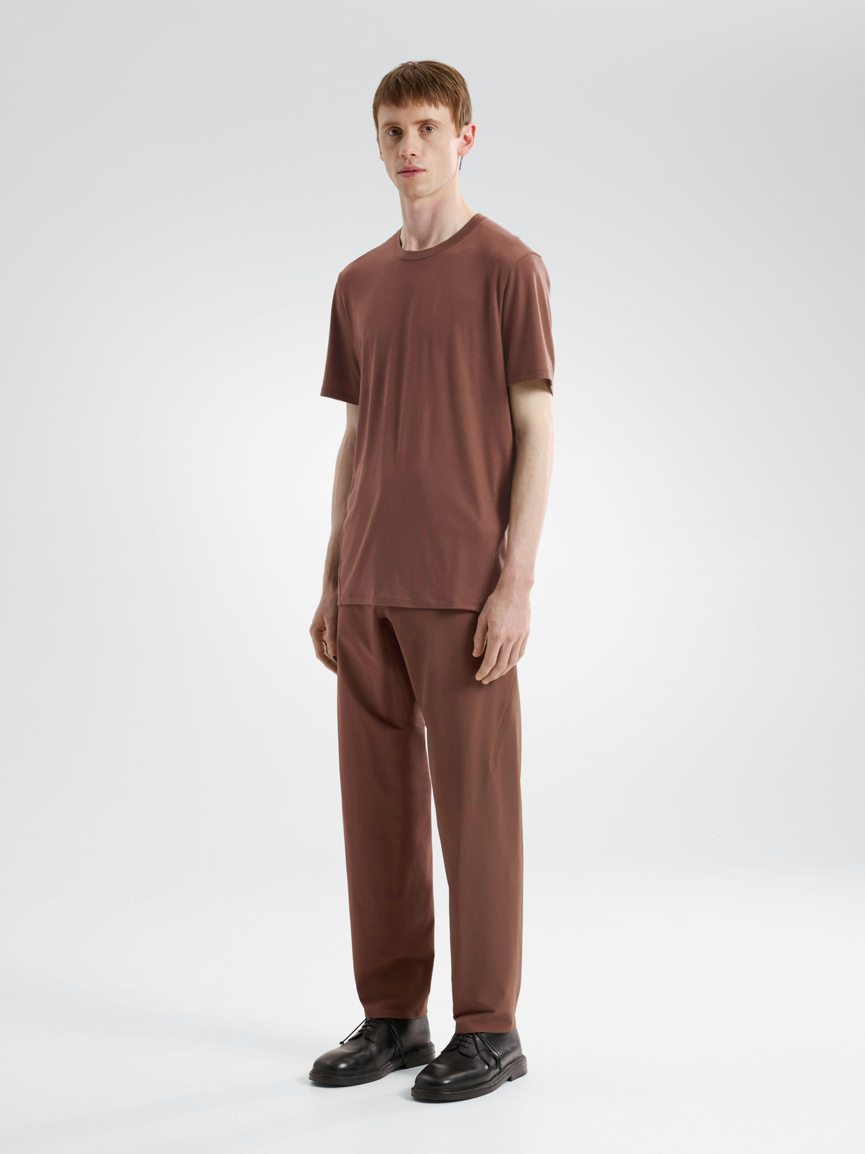 Frame Shirt SS Ganache 3 4 Front View