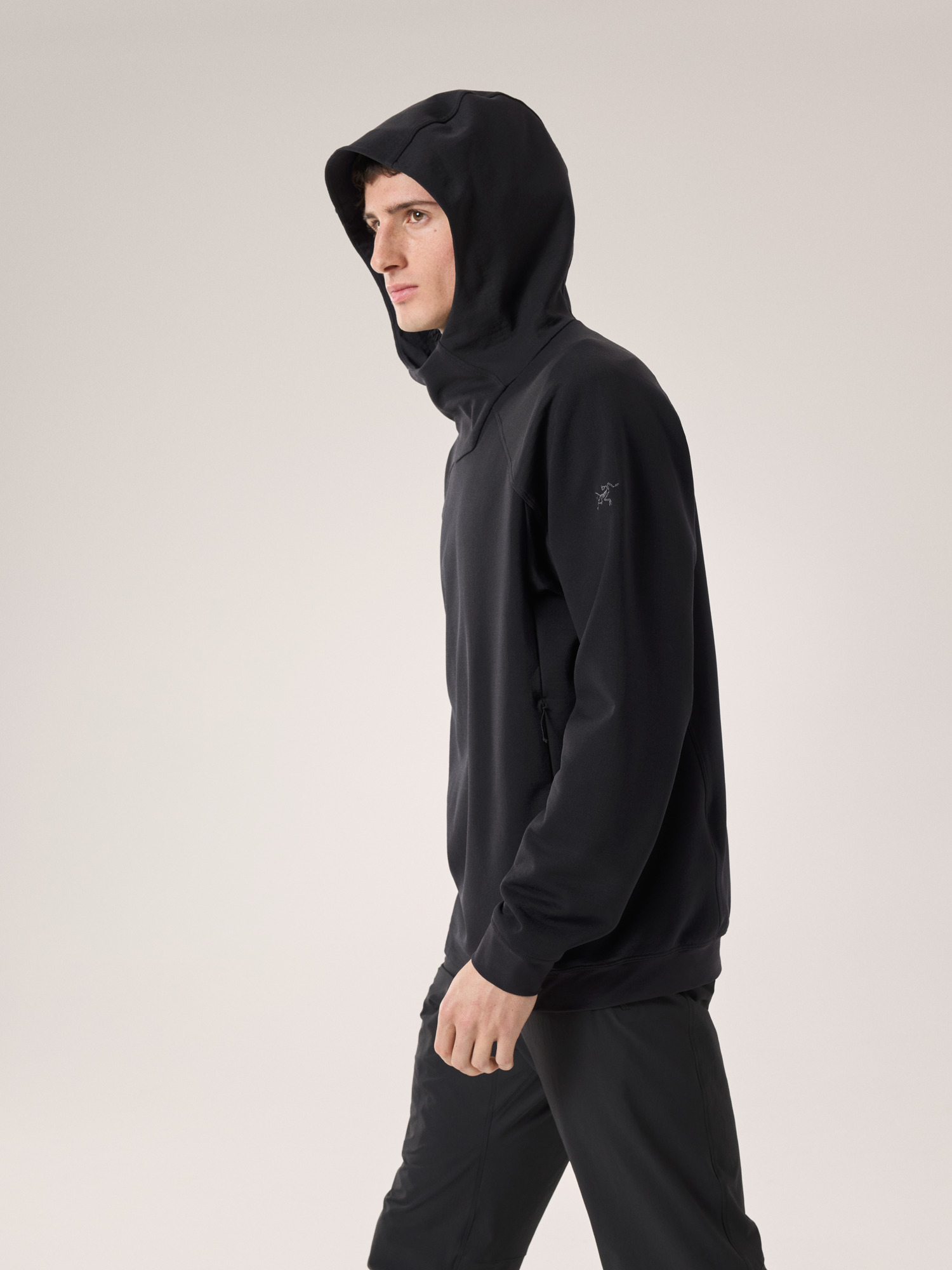 Rethel Hoody Black Side View