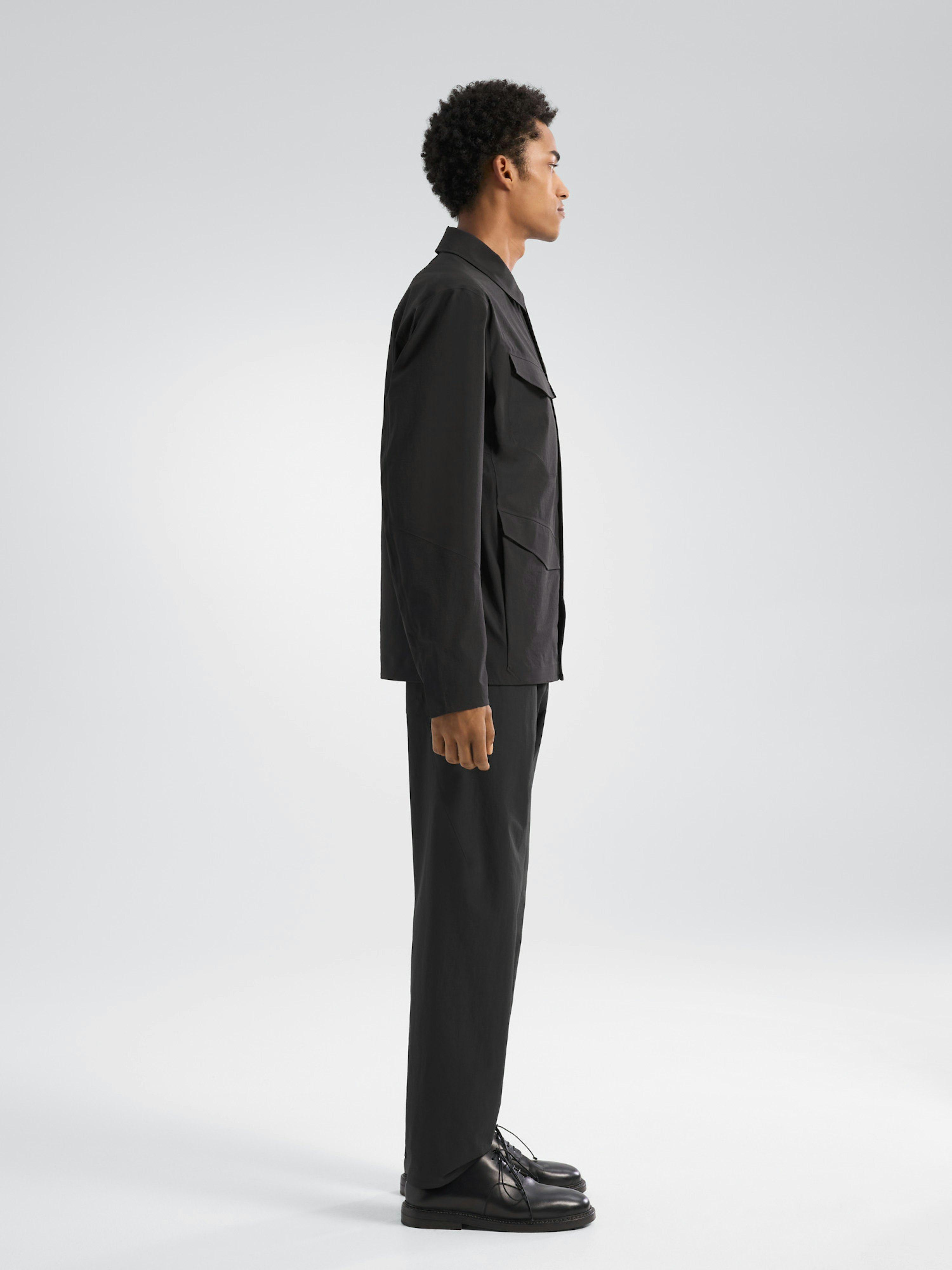 Field Softshell Jacket Black Side View