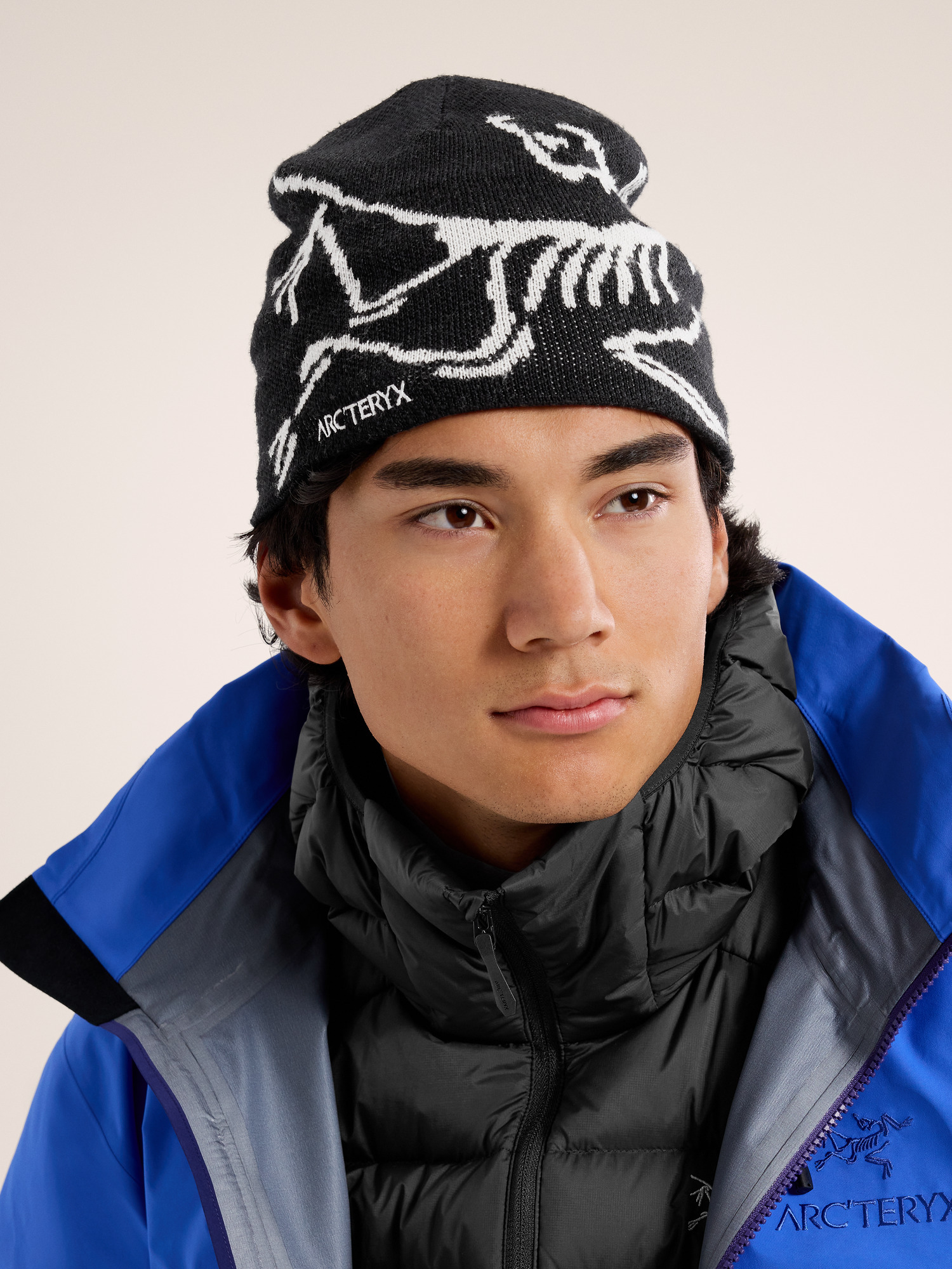 Deals Arc'teryx Bird Head Toque Beanie Orca Brand New OS Black White SHIPS ASAP