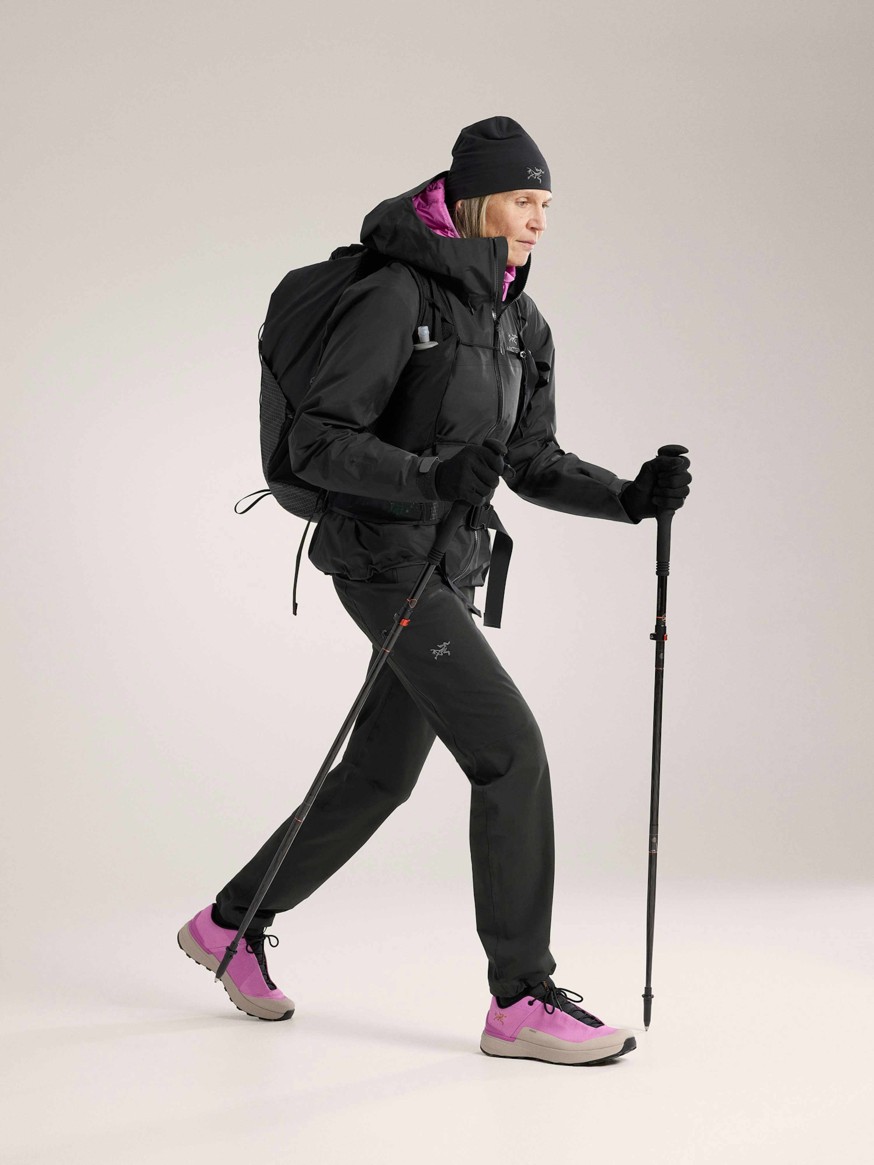 Beta AR Jacket Stormhood Women's Black Full Body