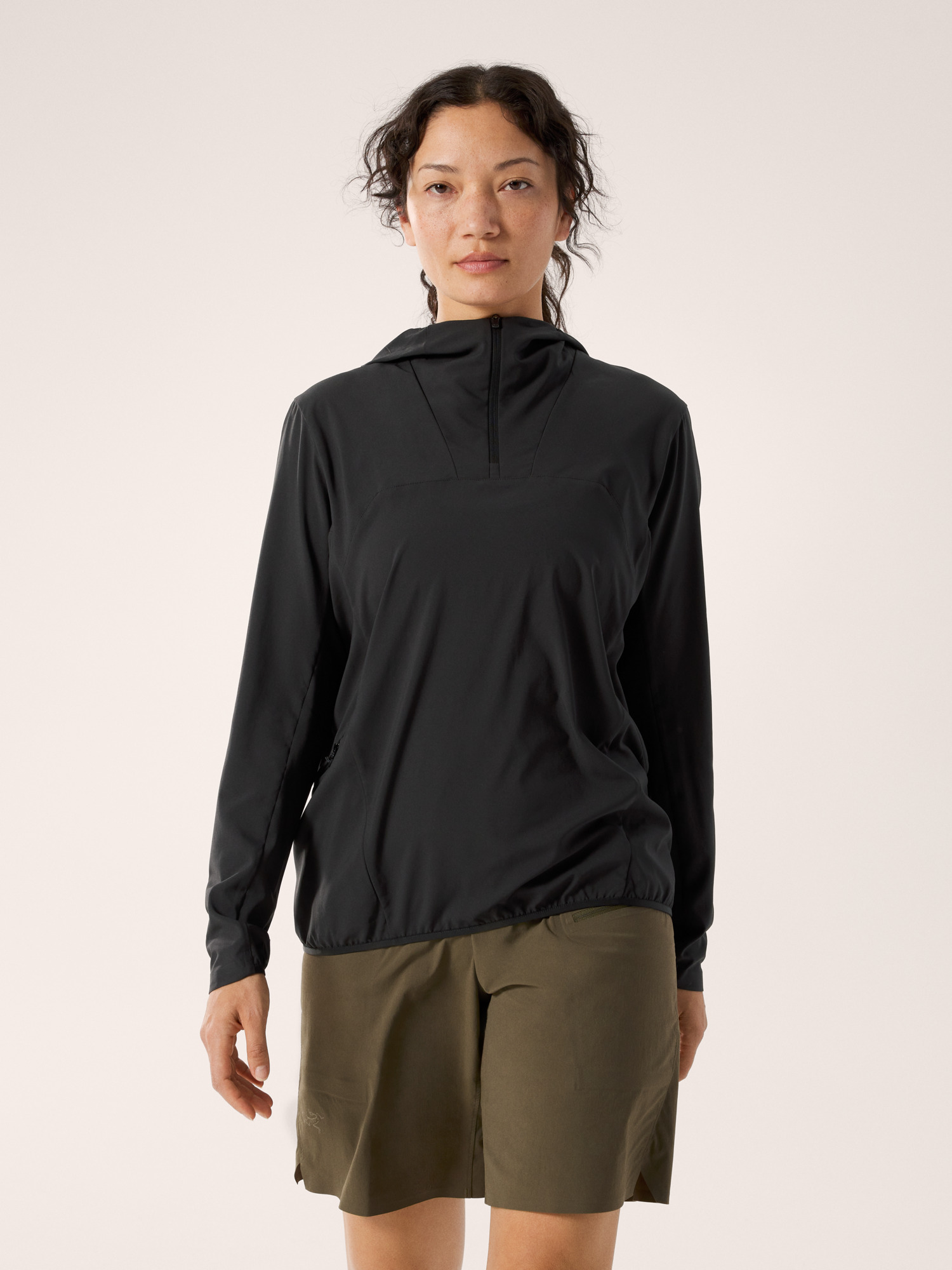 Sima Pullover Women's Black Front View