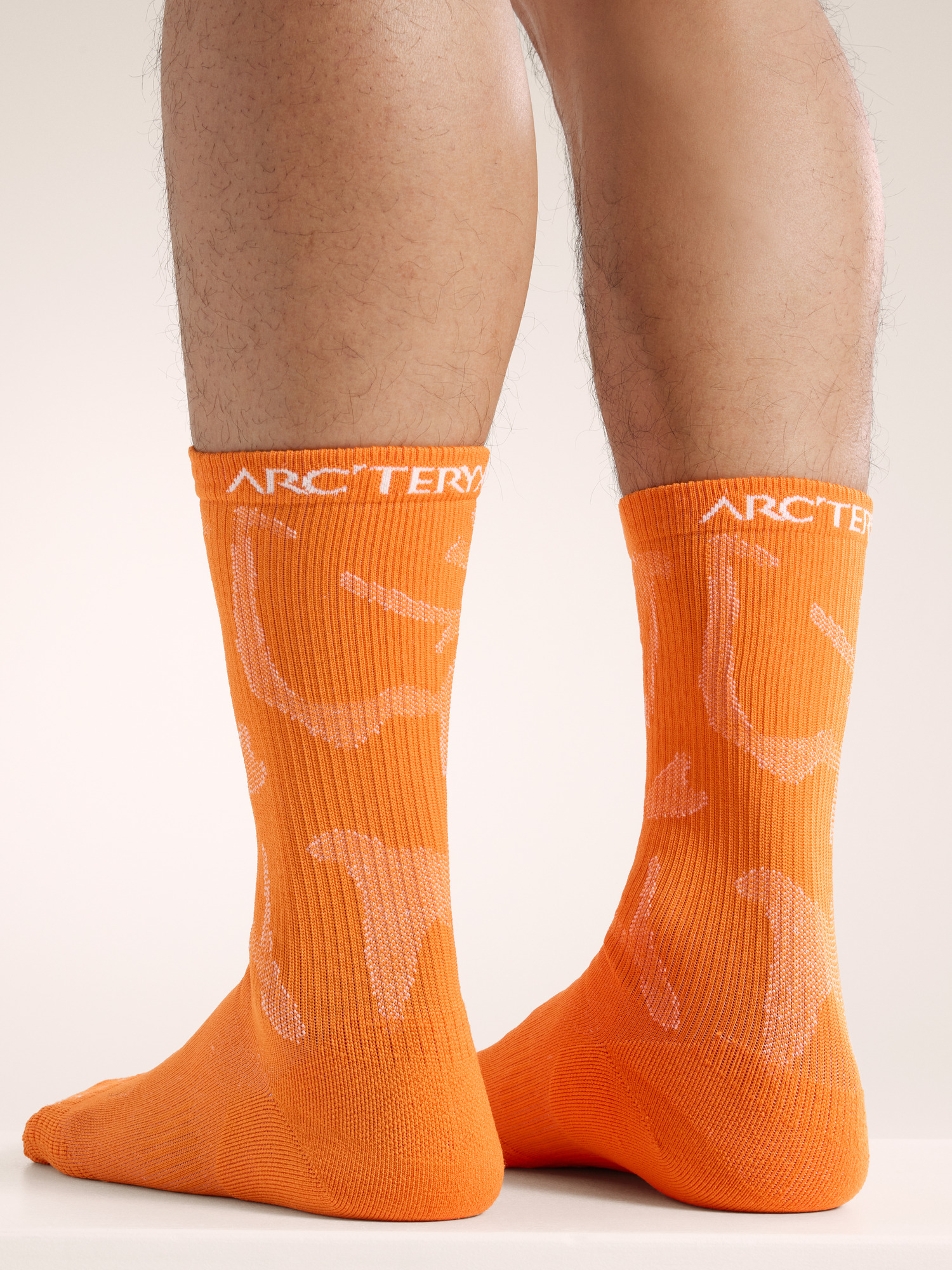 Synthetic Mid Grotto Sock Verve / White Back View
