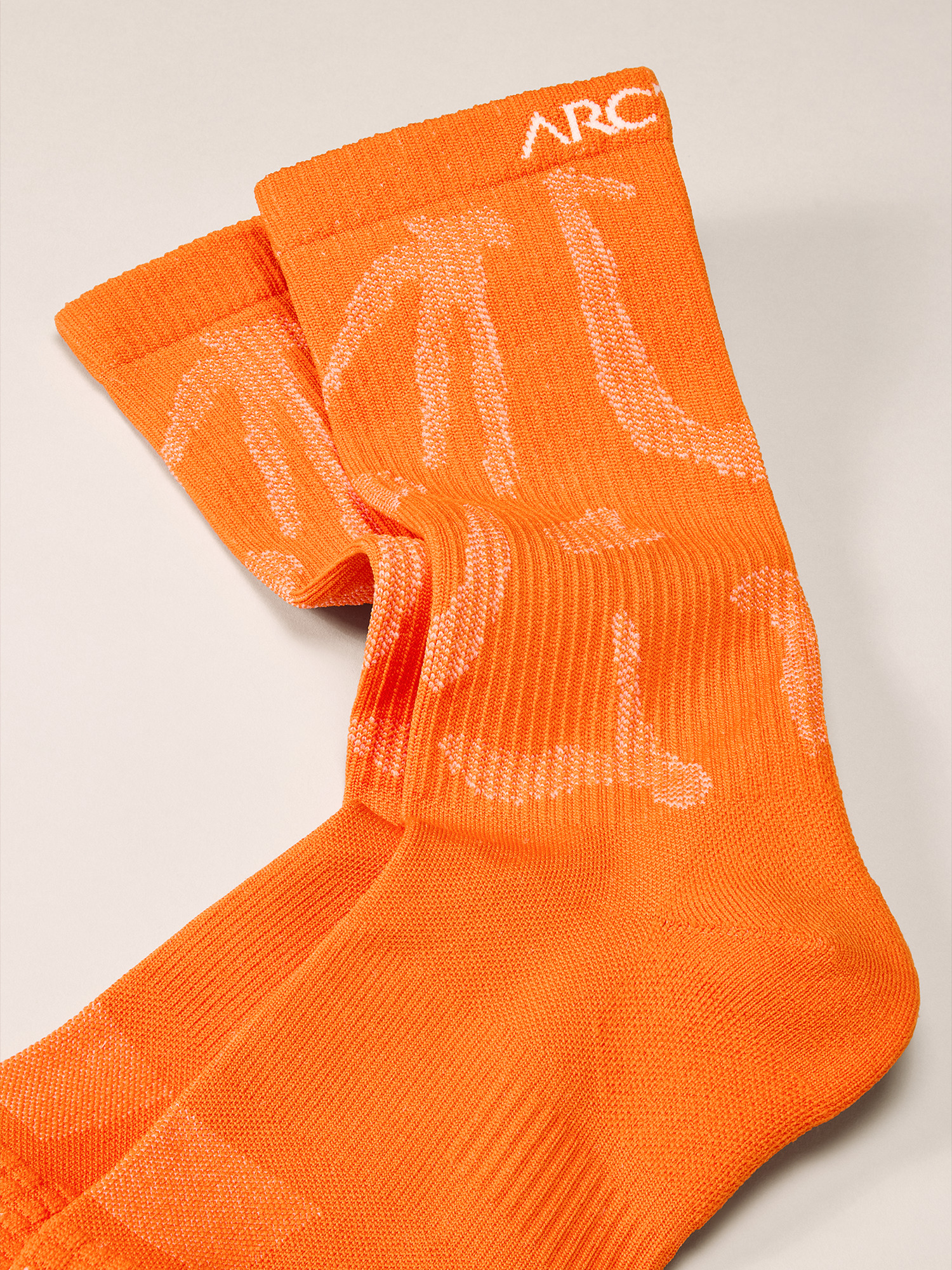 Synthetic Mid Grotto Sock Verve / White Fabric Detail