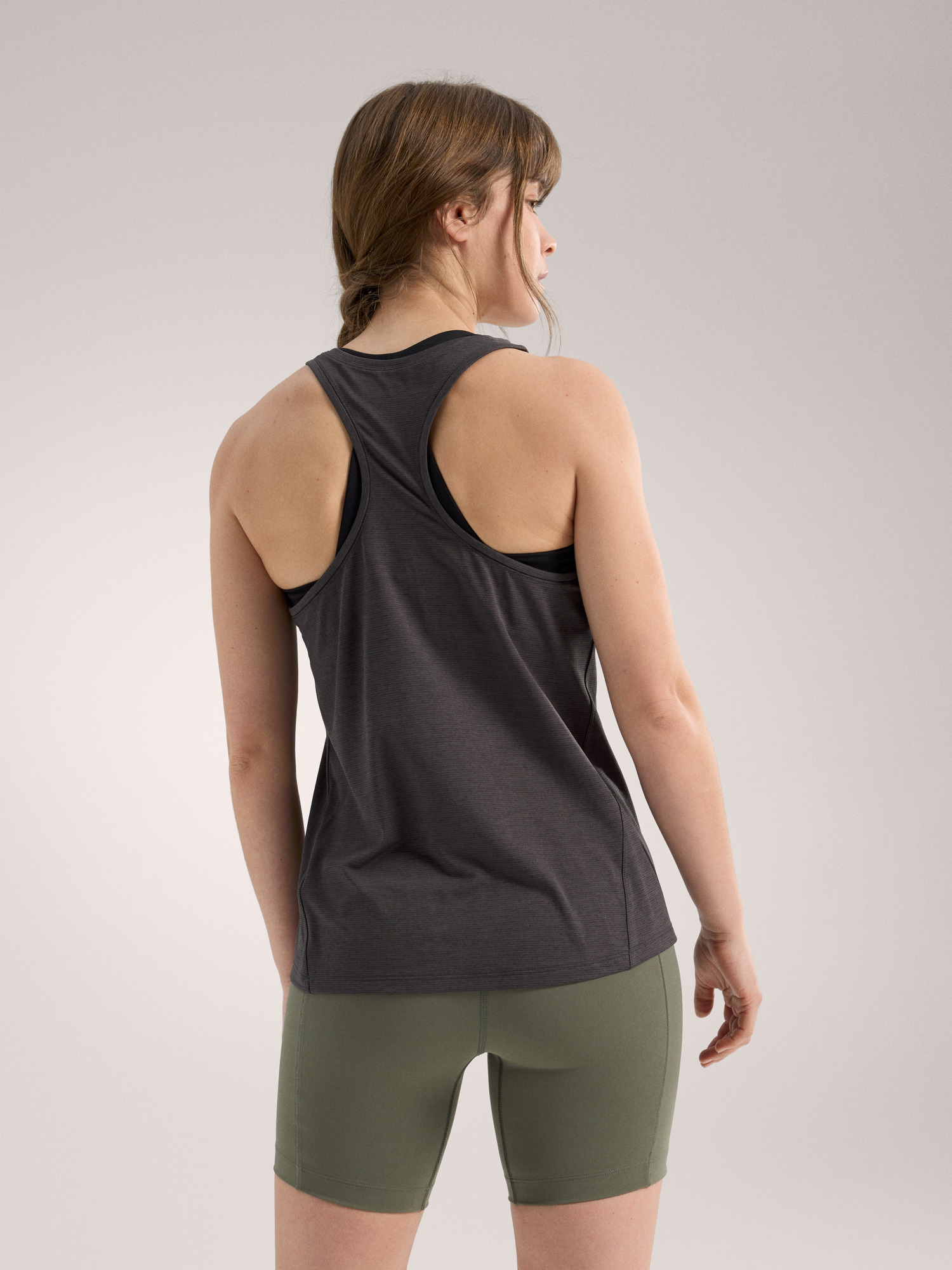 Taema Tank Women's Black Heather Back View