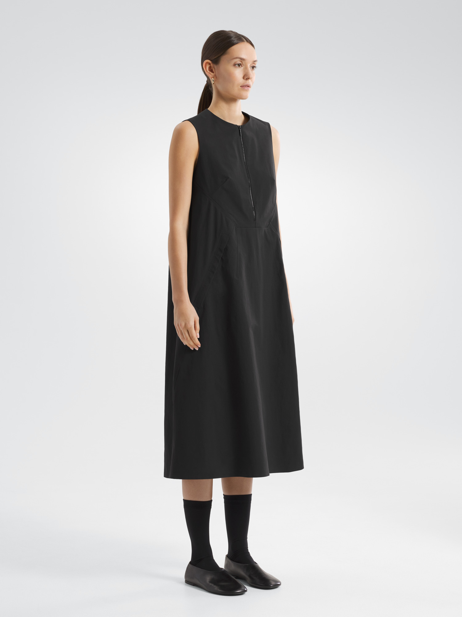 Palister Dress Women's Black 3 4 Front View