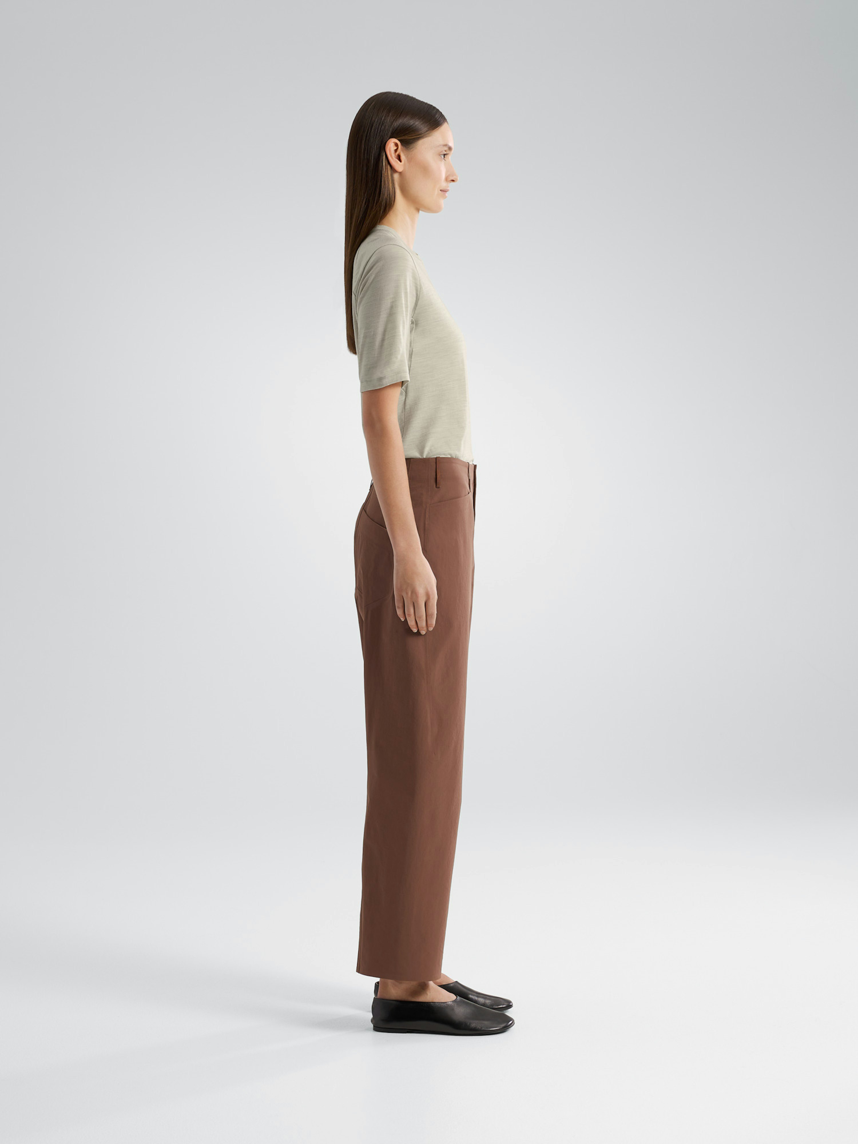 Belfry Pant Women's Ganache Side View