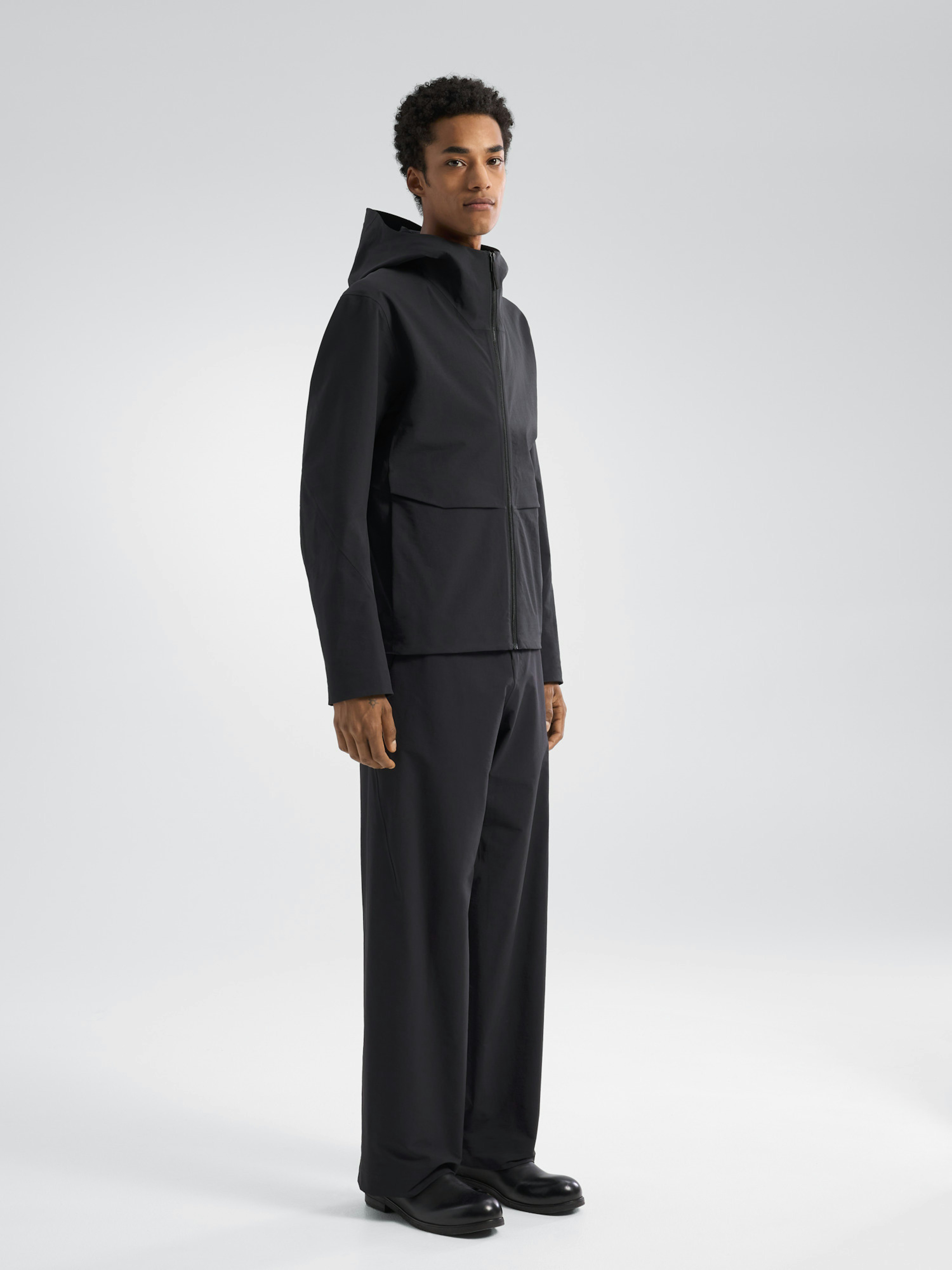 Quartic Jacket Black 3 4 Front View