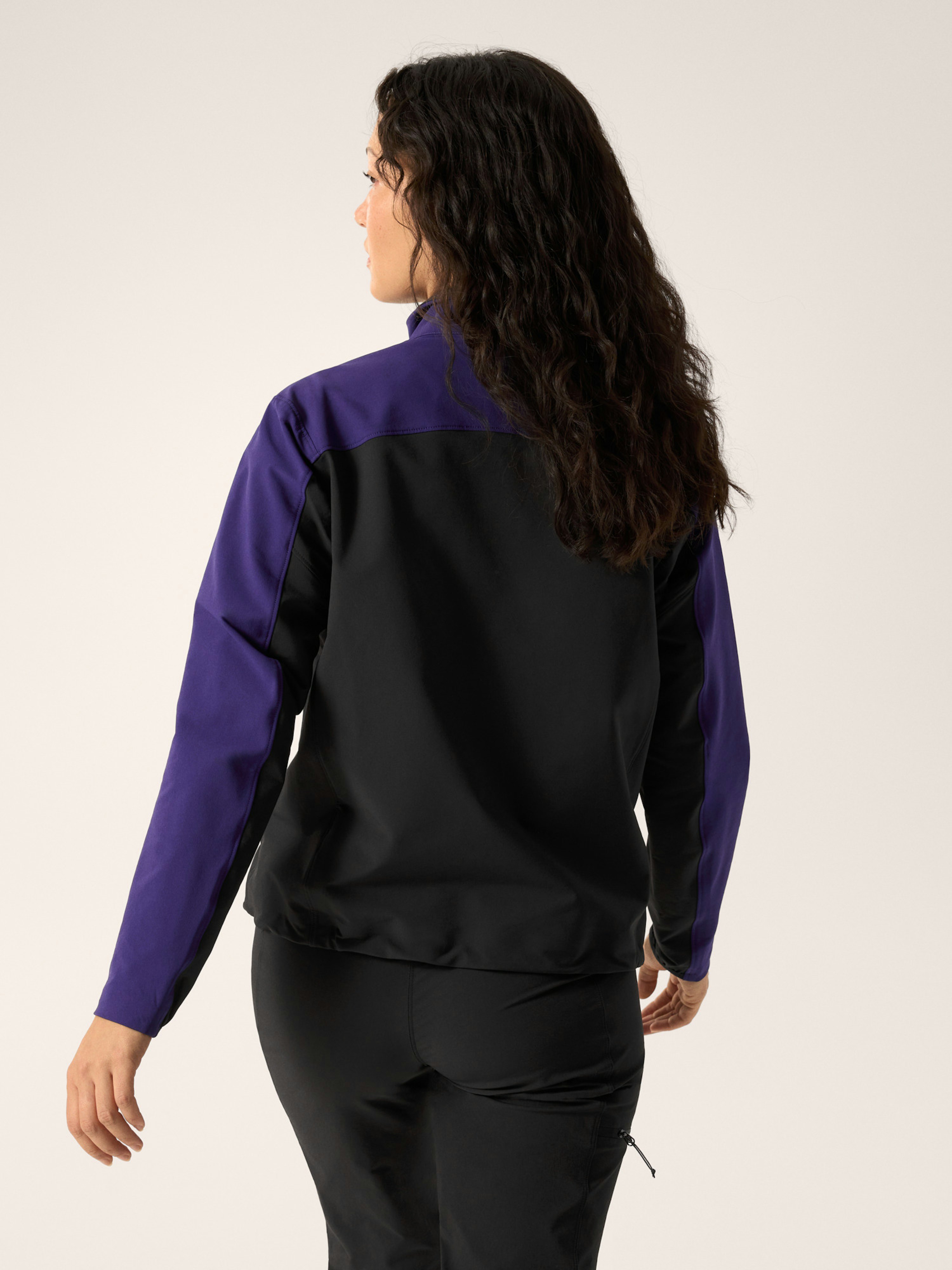 Gamma Jacket Women's Black / Soulsonic Back View