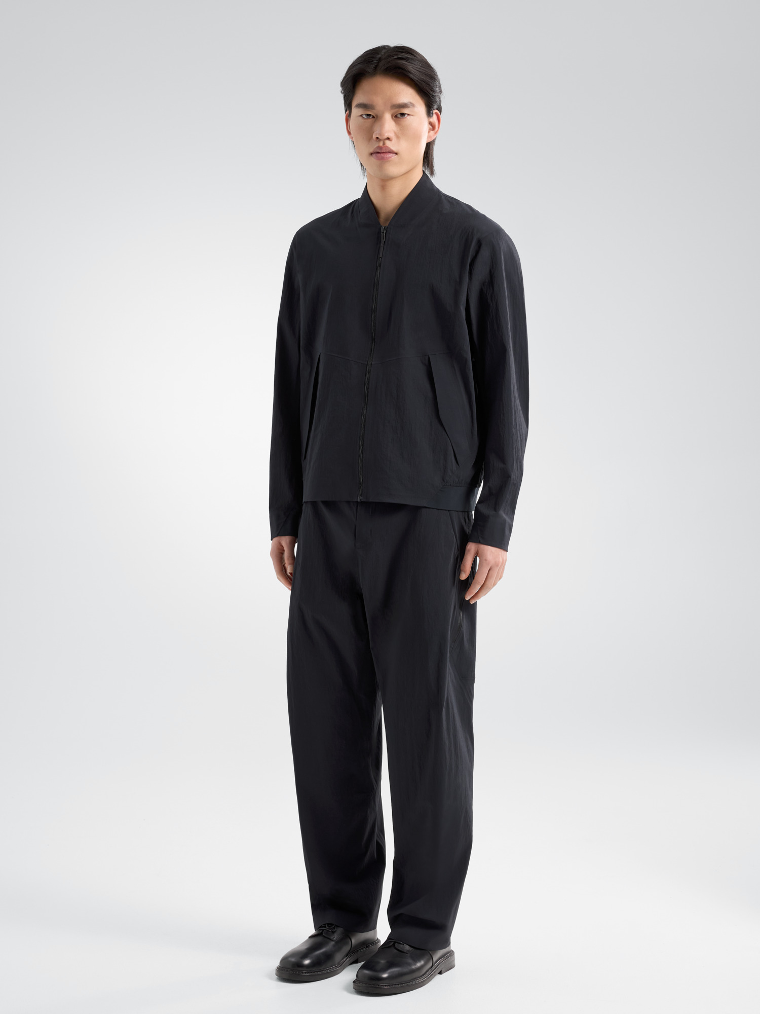 Diode Bomber Jacket Black 3 4 Front View