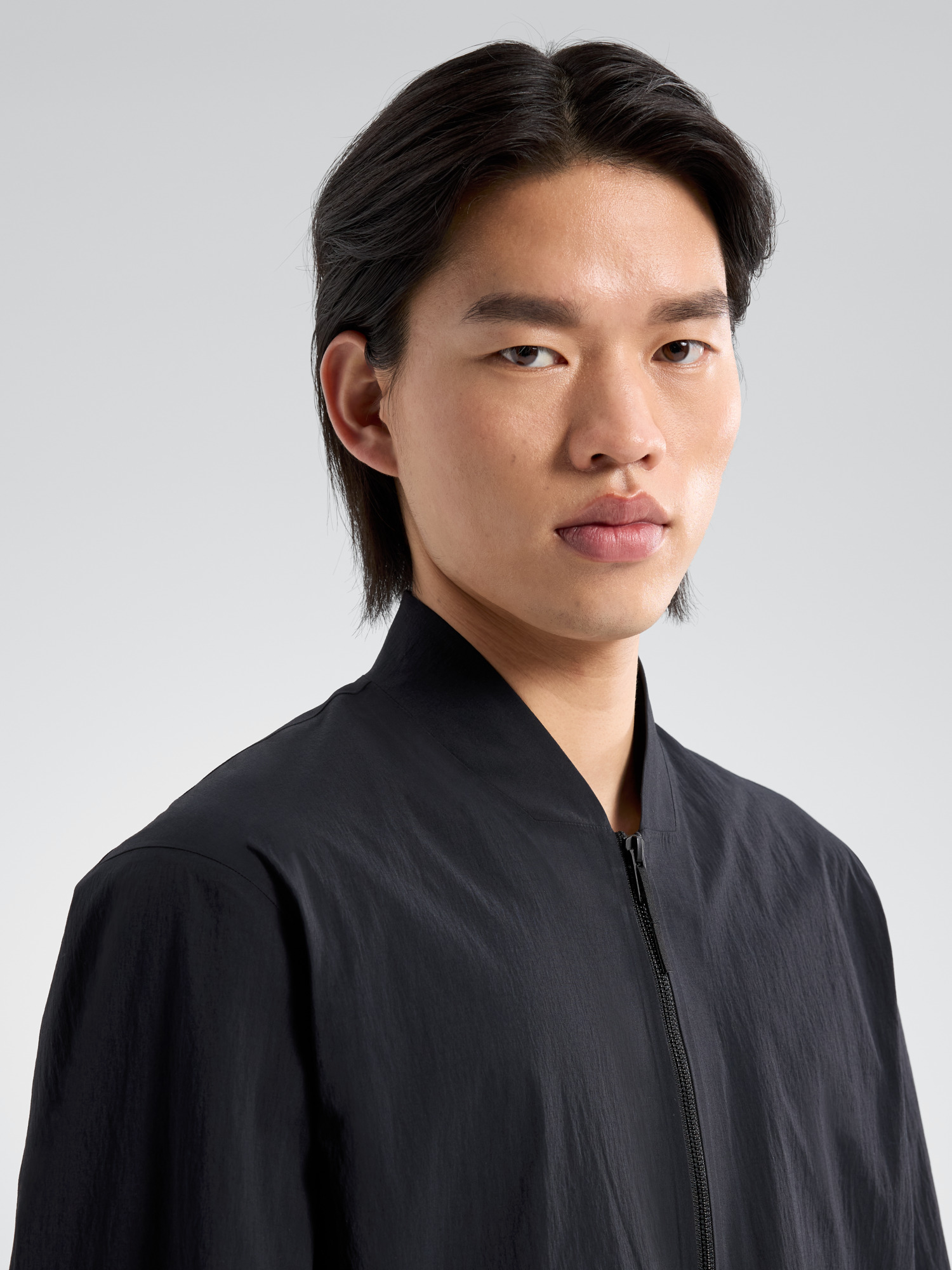 Diode Bomber Jacket Black Detail 1