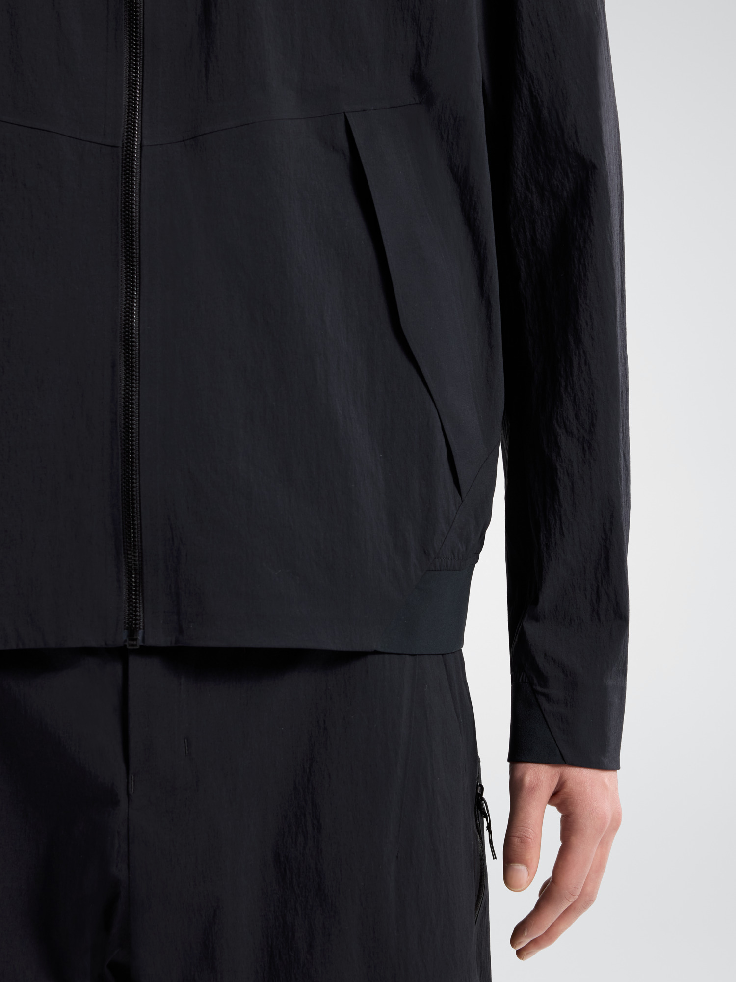 Diode Bomber Jacket Black Detail 2