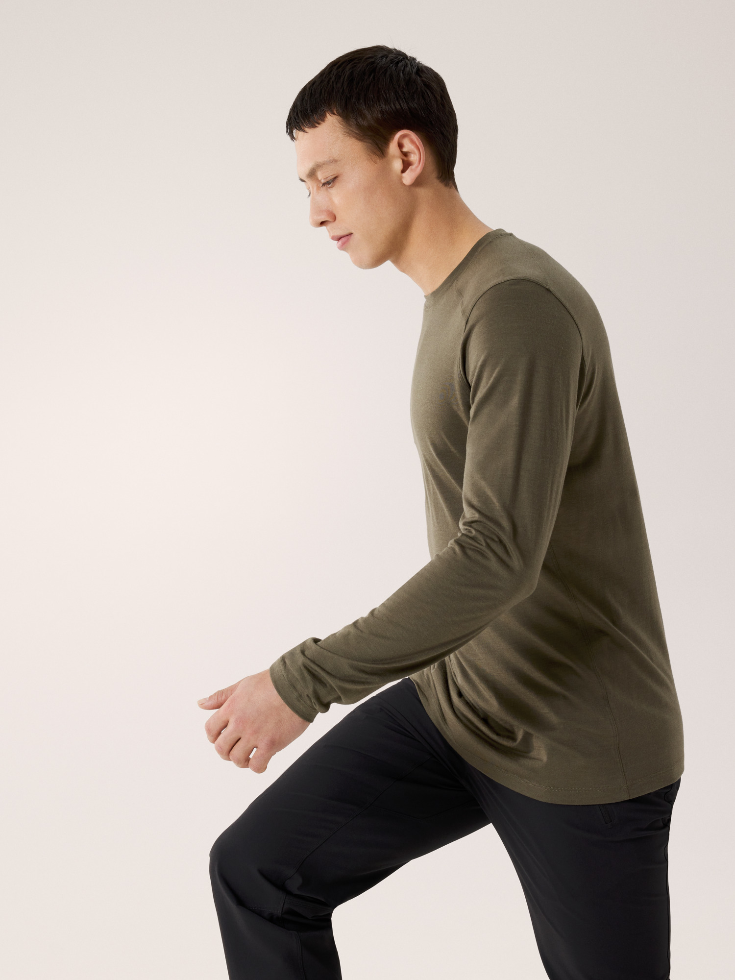 Ionia Merino Wool Shirt LS Tatsu Side View