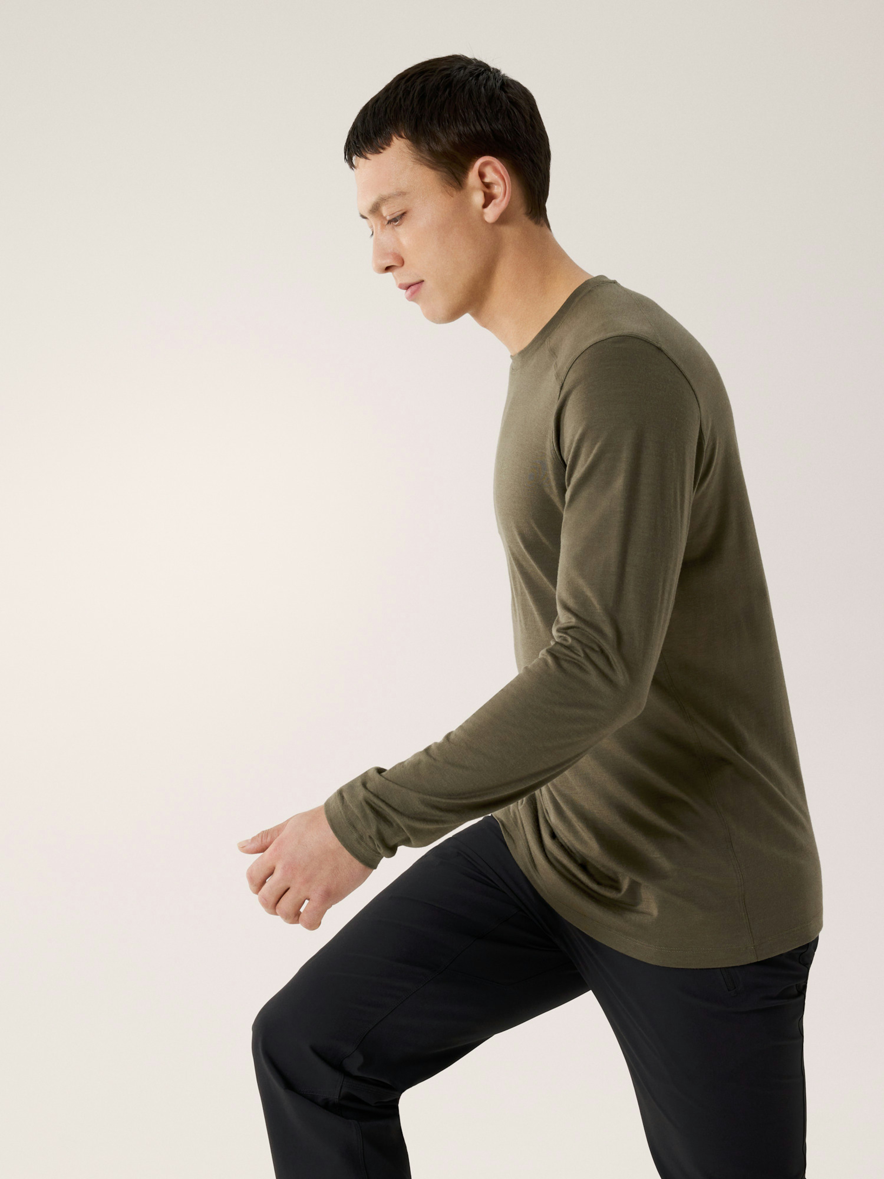 Ionia Merino Wool Shirt LS Tatsu Side View