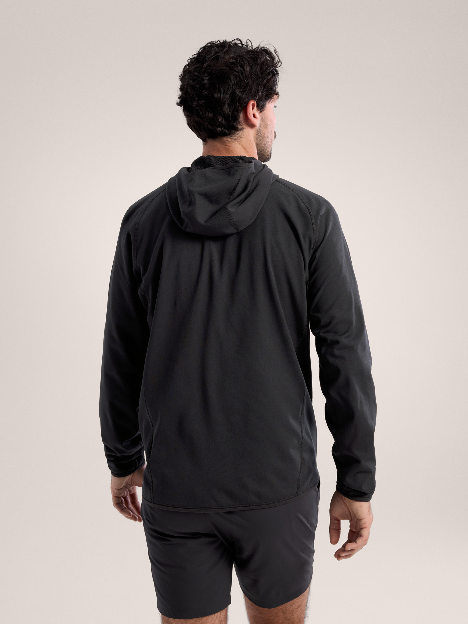 Delta Hoody Black Back View