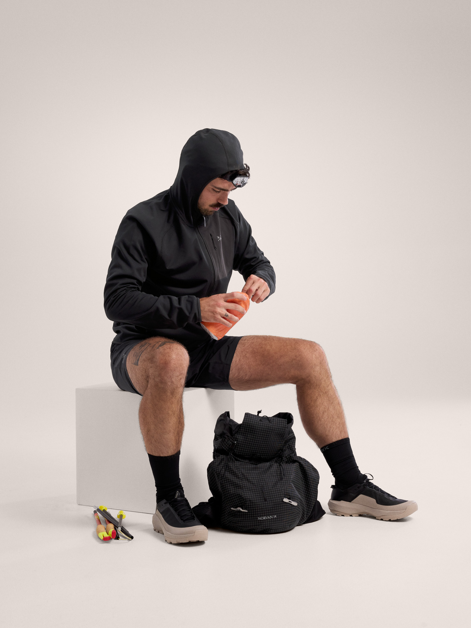 Delta Hoody Black Full Body