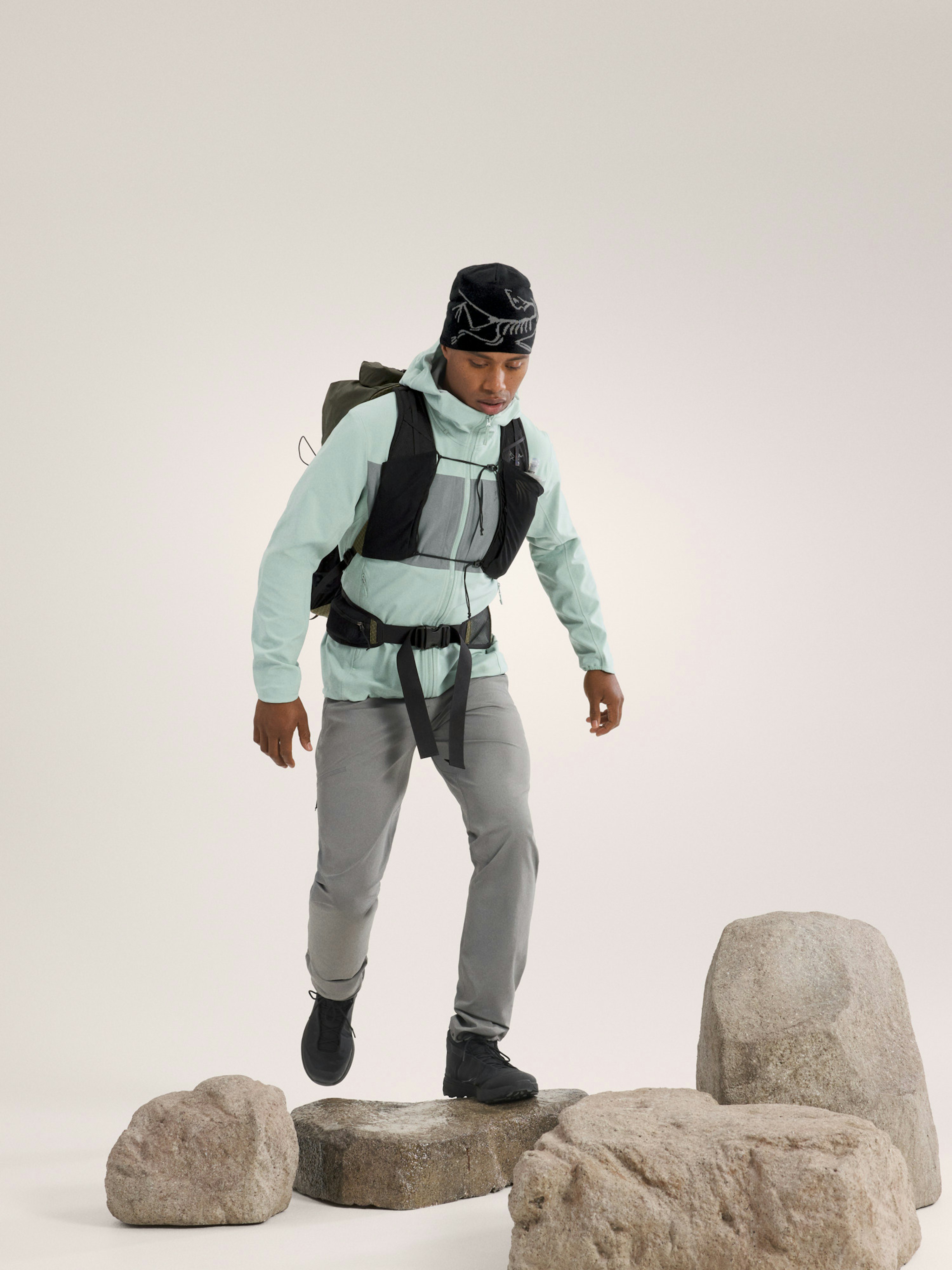 Gamma MX Hoody Stone Green / Dk Stone Gr Full Body