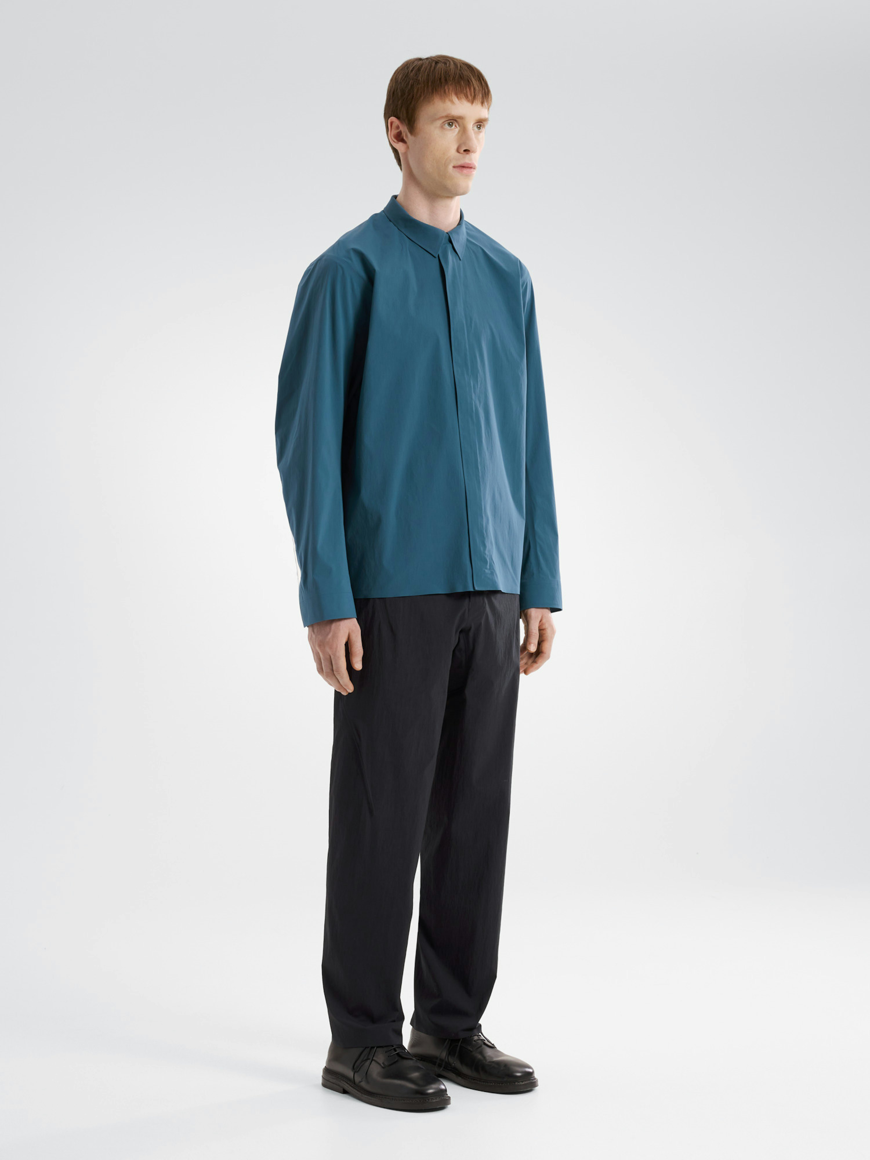 Metry Shirt LS Lt Nightscape 3 4 Front View