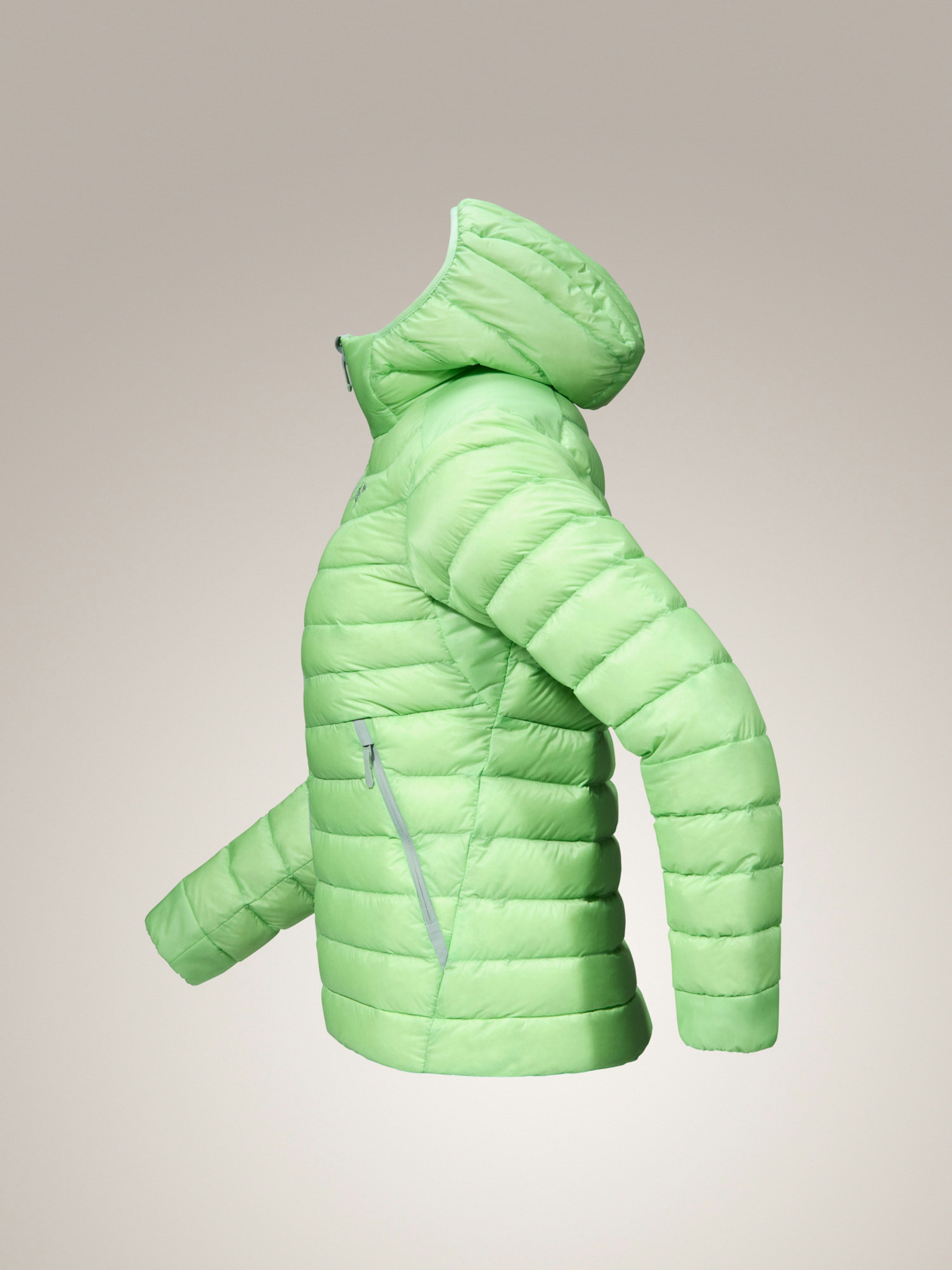 Cerium Hoody Women's Phosphorescent / Stone Green Profile