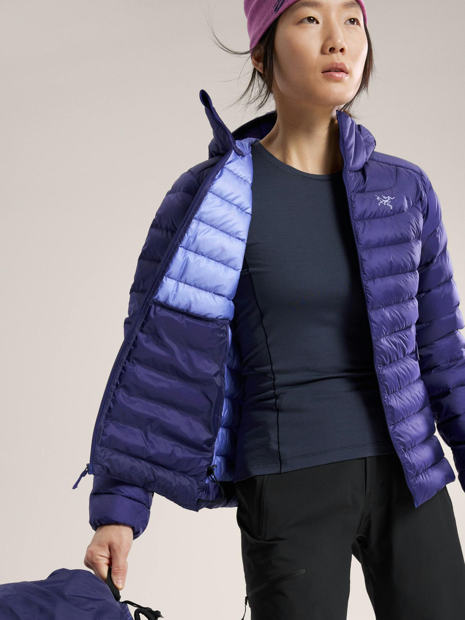 Cerium Hoody Women's Soulsonic / Moonstone Detail 2